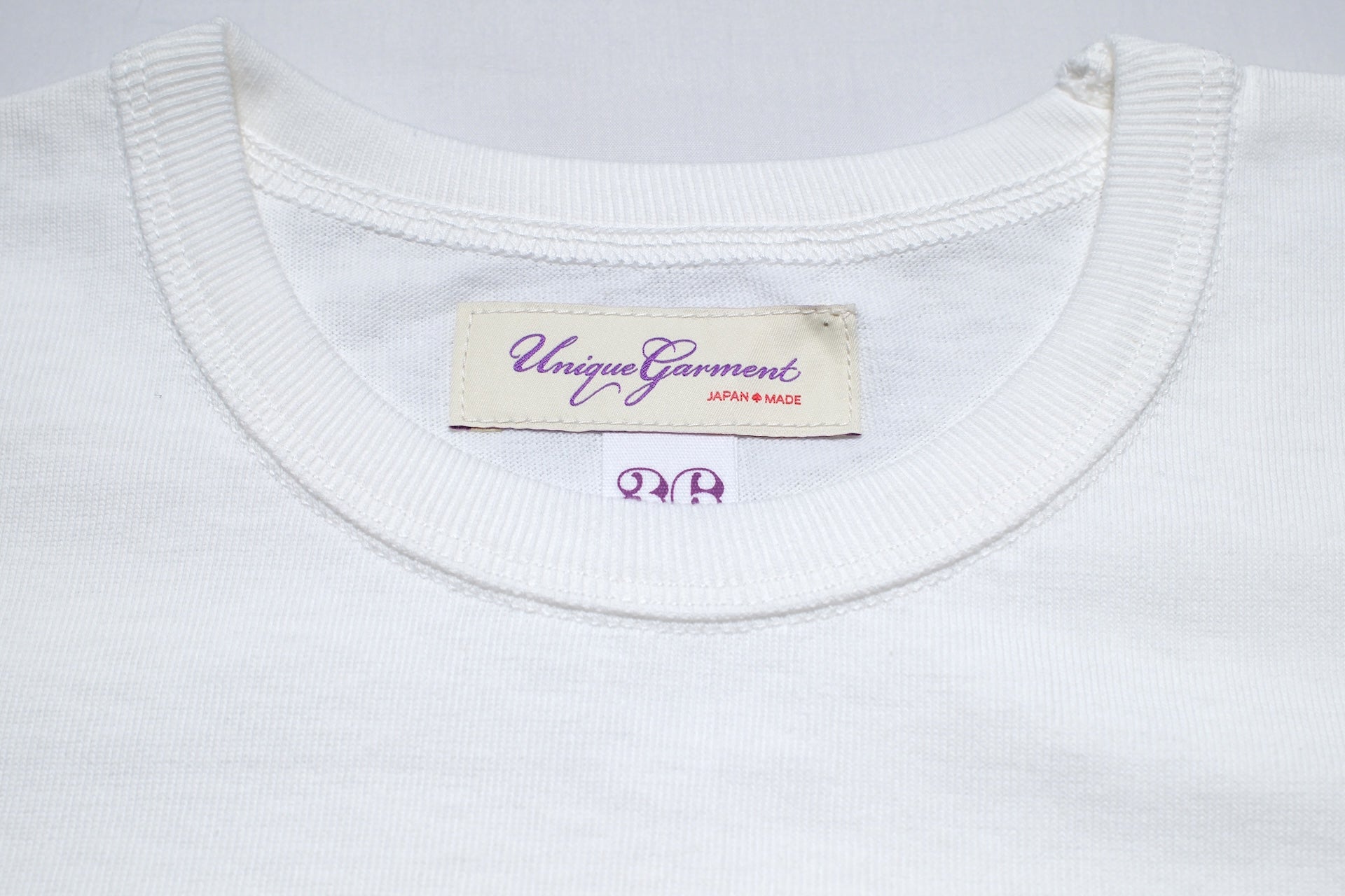 Unique Garment 8oz ‘Drill’ Loopwheeled Tee (Daylight White)