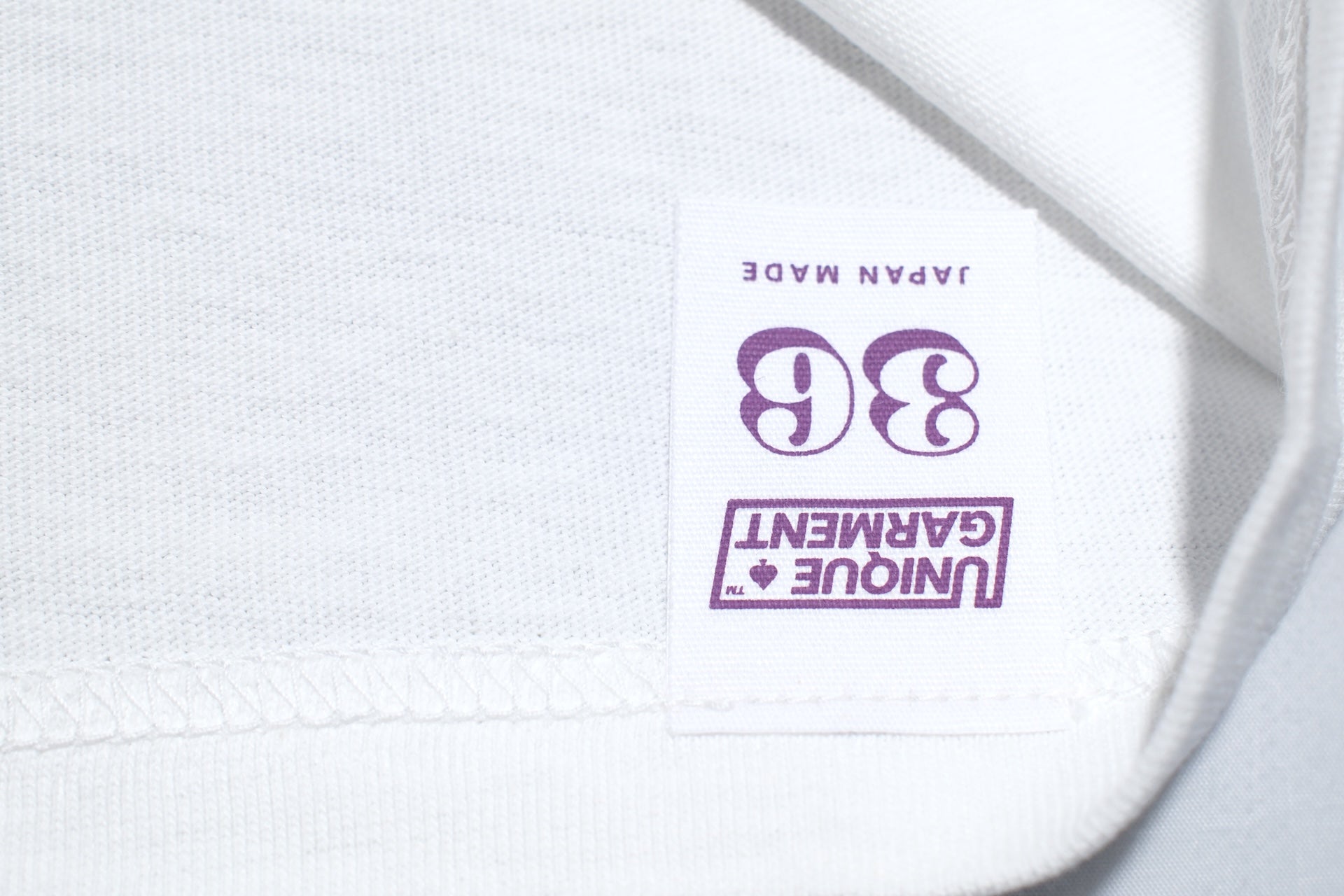 Unique Garment 8oz ‘Drill’ Loopwheeled Tee (Daylight White)