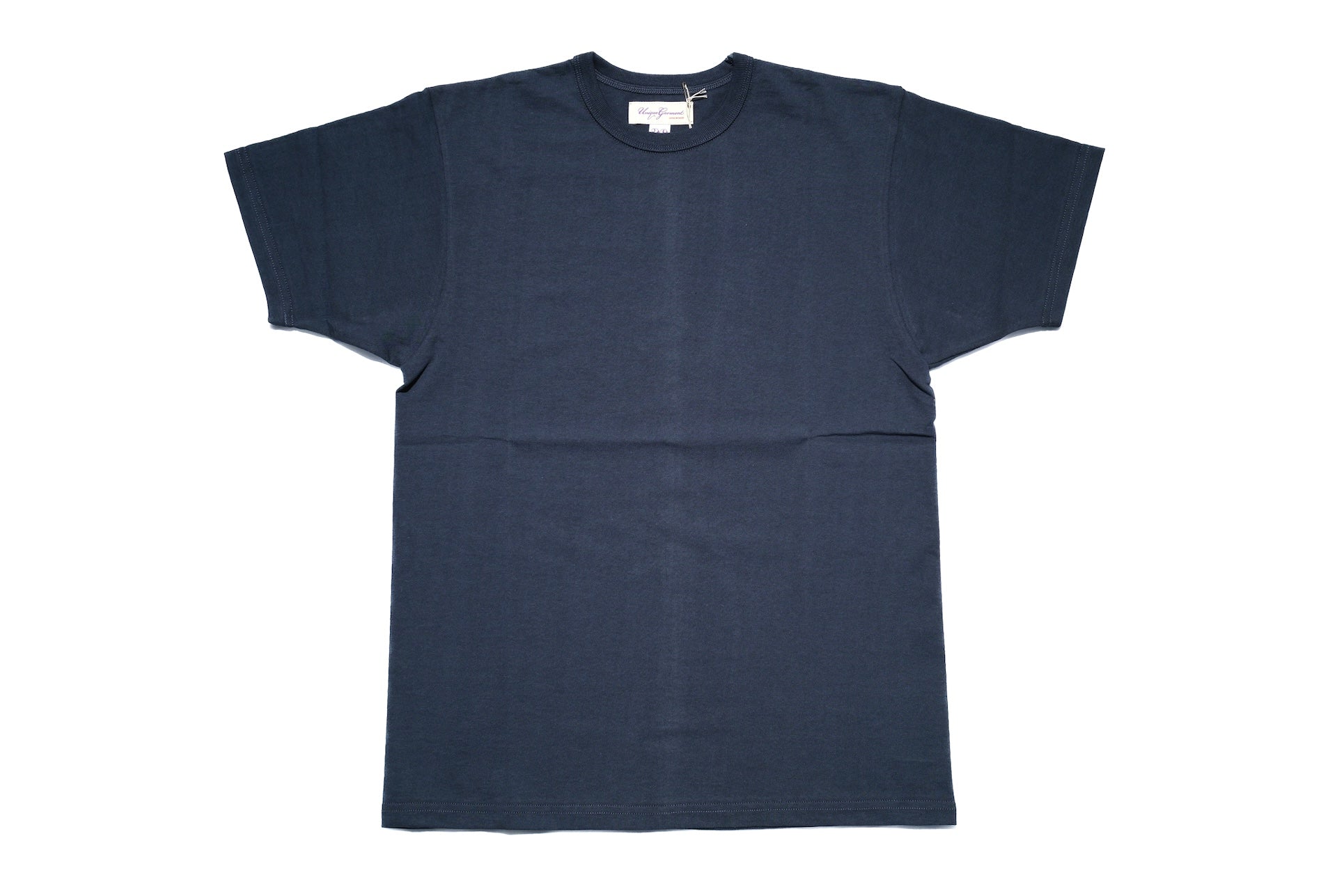 Unique Garment 8oz ‘Drill’ Loopwheeled Tee (Midnight Navy)
