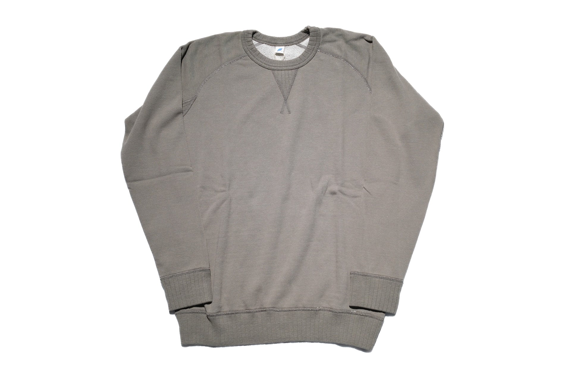 Pure Blue Japan "Slub Yarn" Raglan Sweatshirt (Sumi Ink)