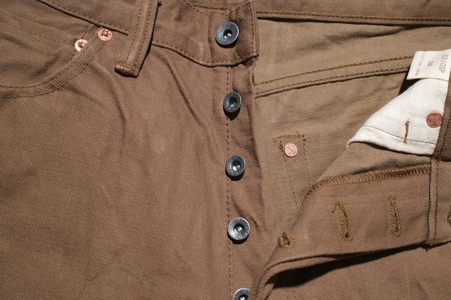 Samurai 15oz Selvage Duck Canvas Shorts (Khaki)