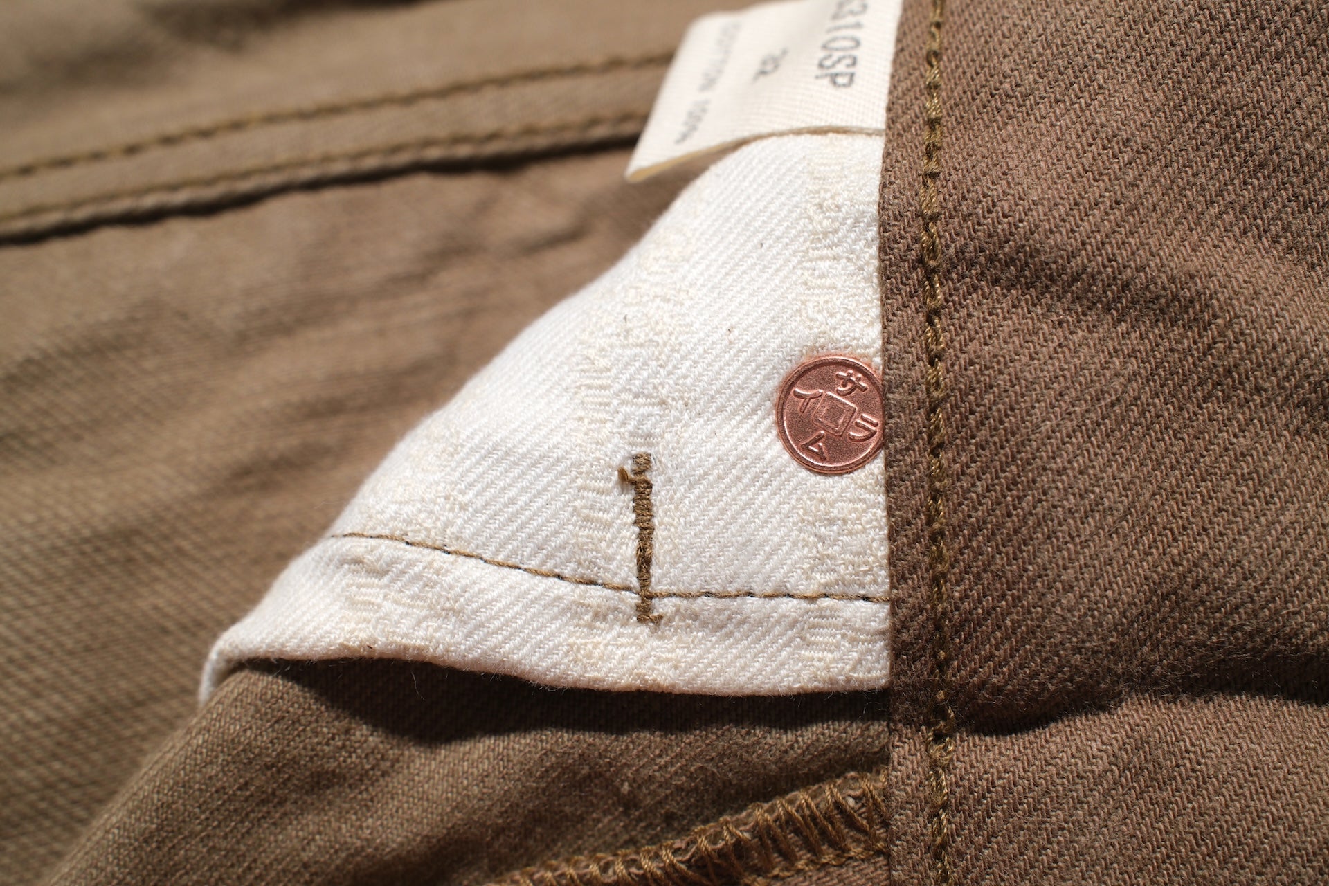 Samurai 15oz Selvage Duck Canvas Shorts (Khaki)