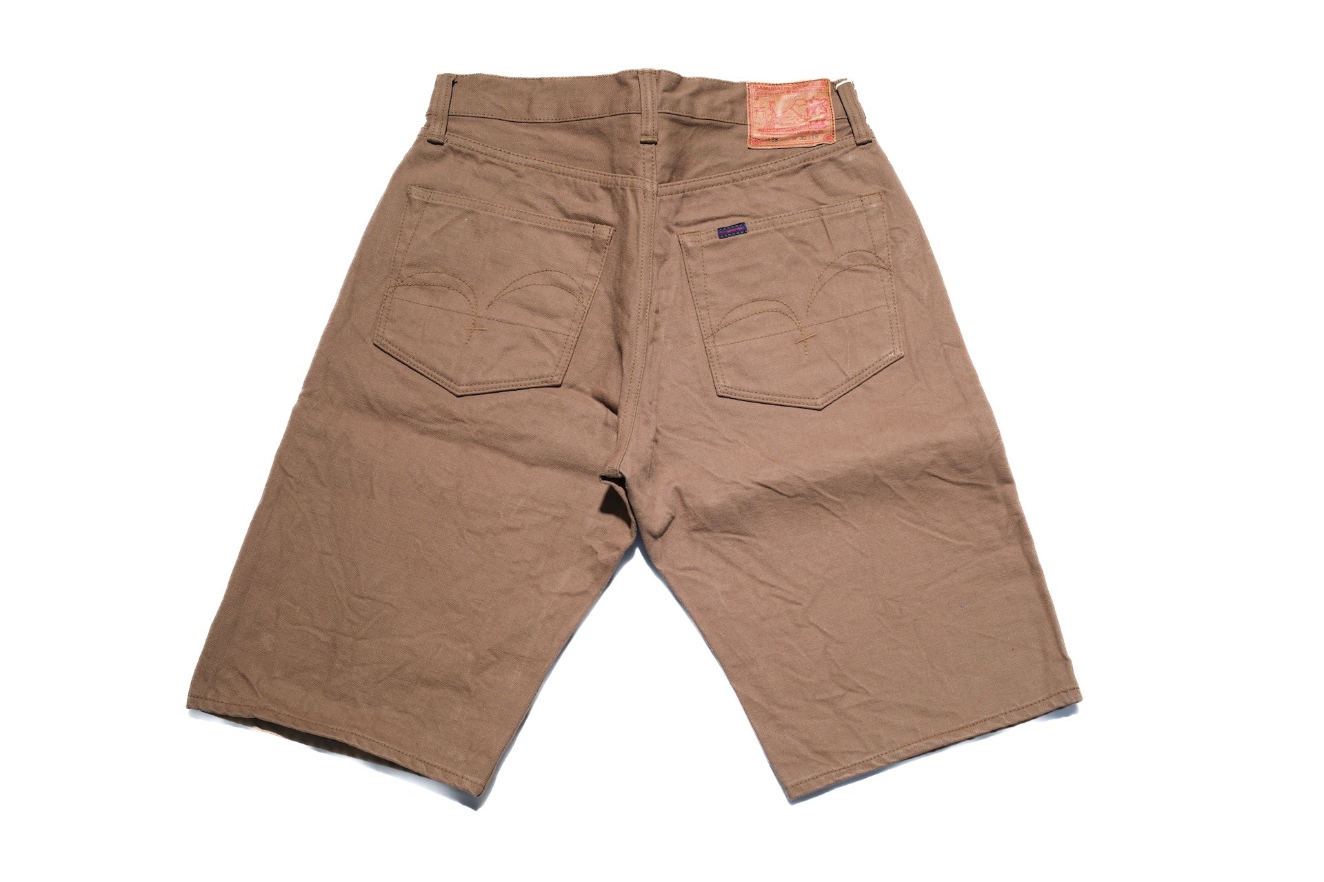Samurai 15oz Selvage Duck Canvas Shorts (Khaki)