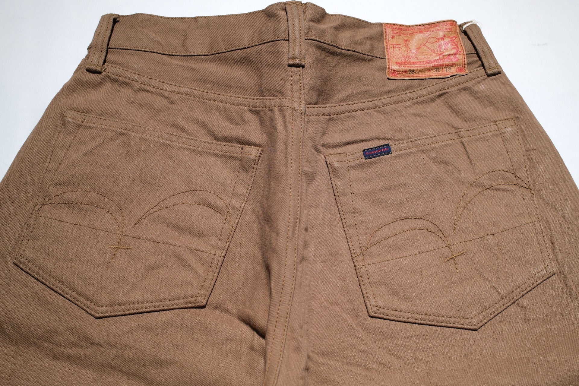 Samurai 15oz Selvage Duck Canvas Shorts (Khaki)