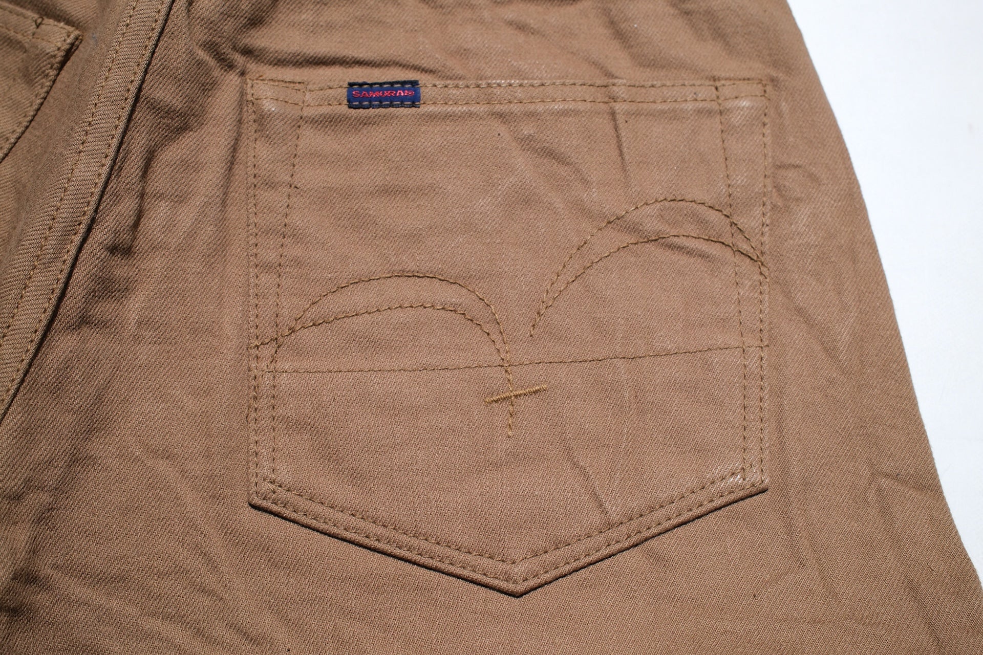 Samurai 15oz Selvage Duck Canvas Shorts (Khaki)