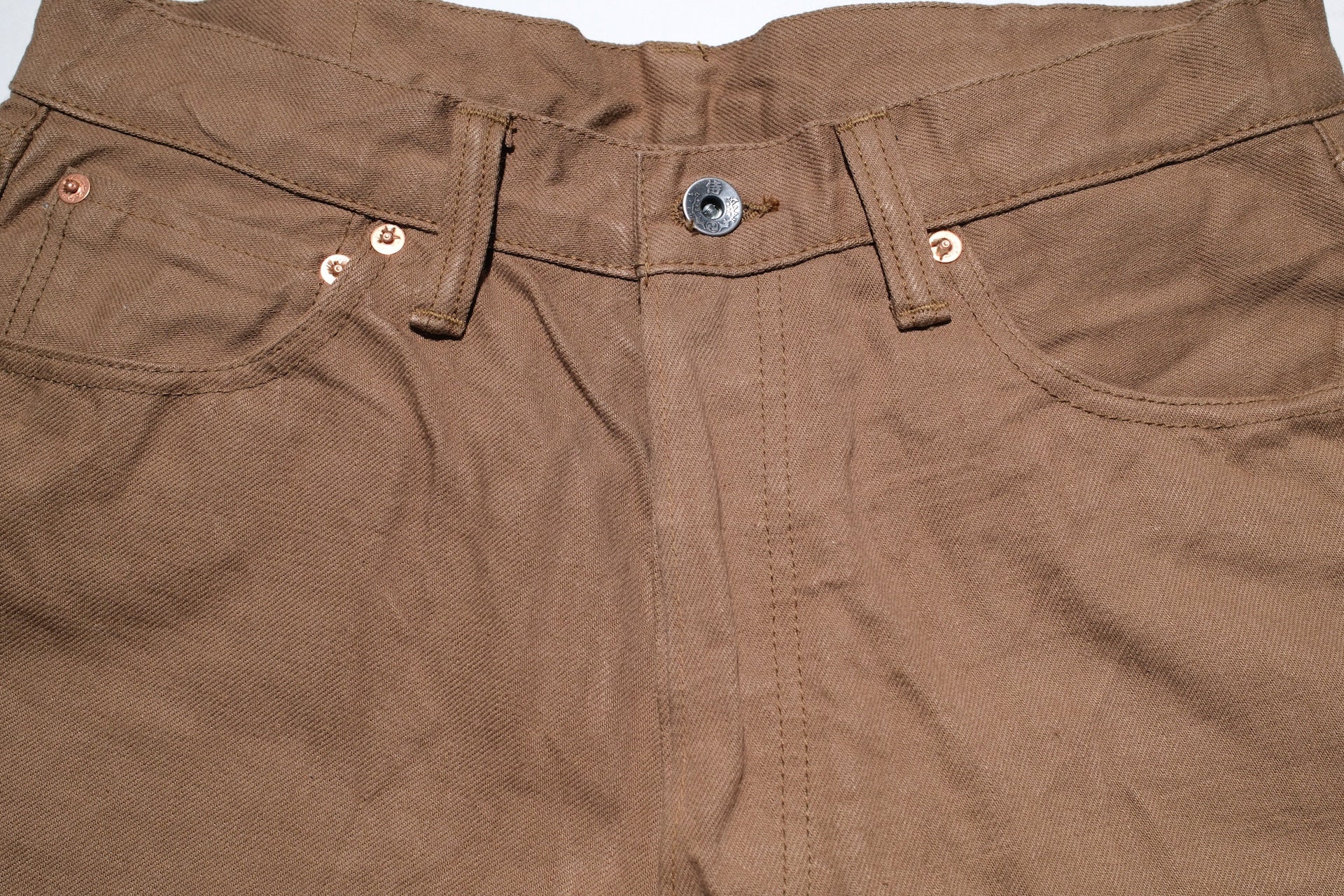 Samurai 15oz Selvage Duck Canvas Shorts (Khaki)