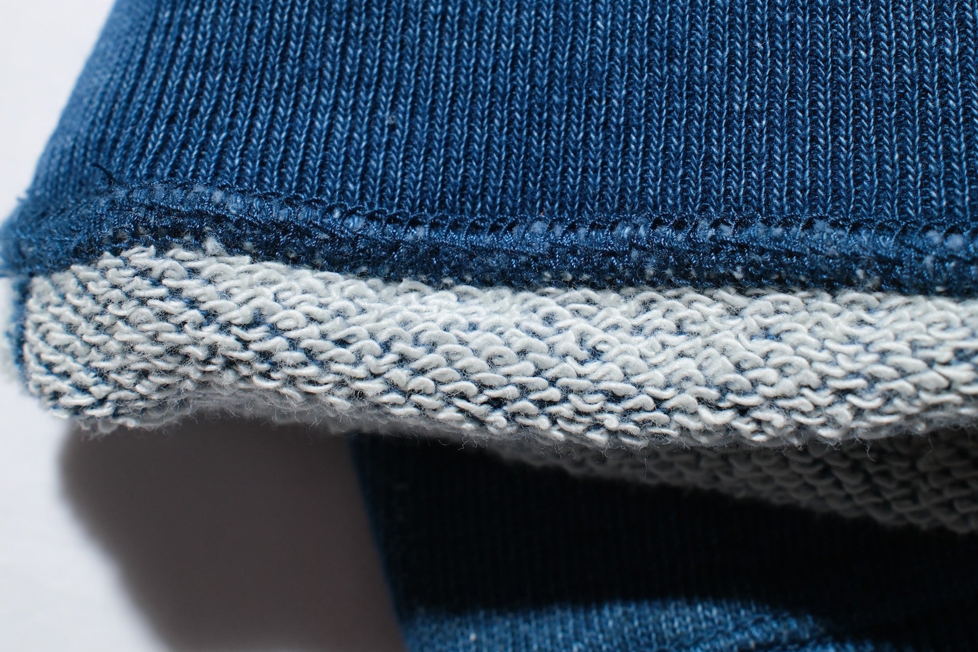 Pure Blue Japan "Slub Yarn" Sweatpants (Greencast Indigo)