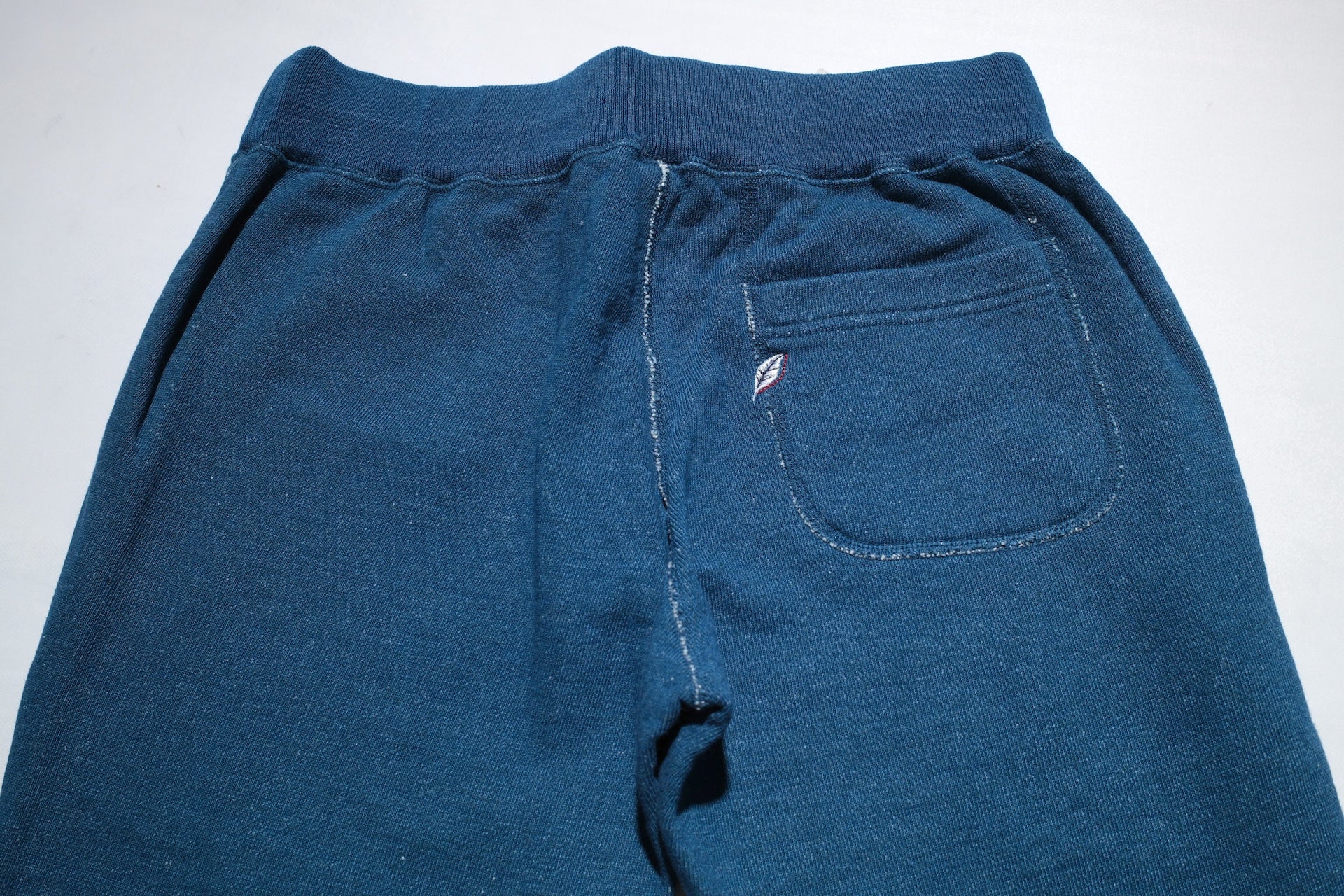 Pure Blue Japan "Slub Yarn" Sweatpants (Greencast Indigo)