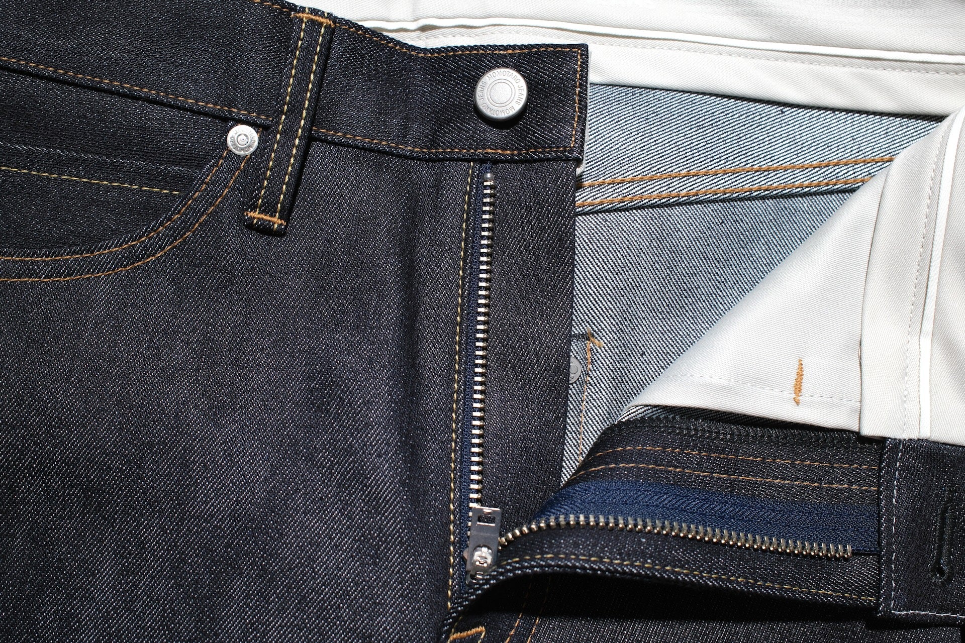 MOMOTARO JEANS 15oz "Silk/Cotton" #202 Denim (New Tapered fit)