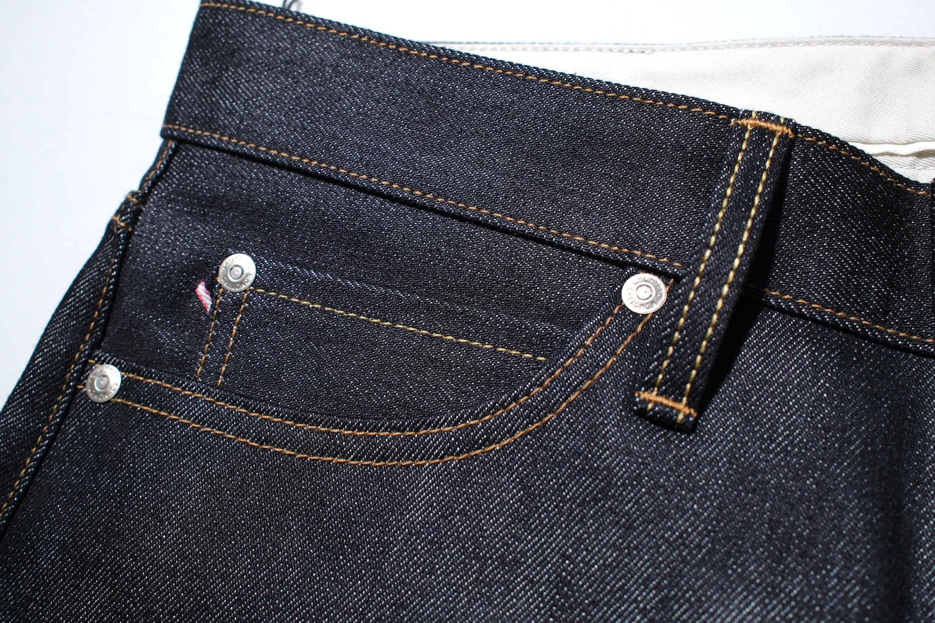 MOMOTARO JEANS 15oz "Silk/Cotton" #102 Denim (Classic Straight fit)