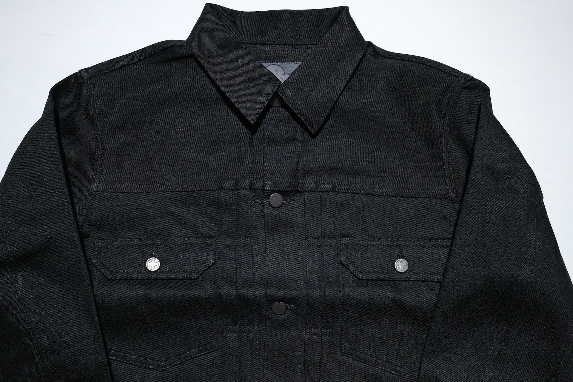MOMOTARO JEANS 14.7oz "Solid Black" Modified Type 2 Denim Jacket