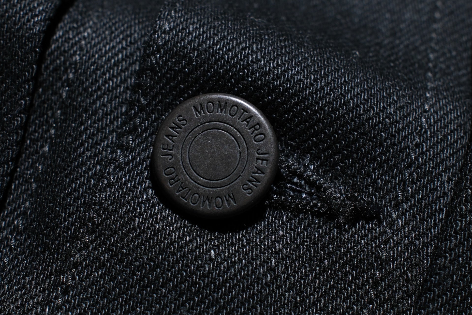 MOMOTARO JEANS 14.7oz "Solid Black" Modified Type 2 Denim Jacket
