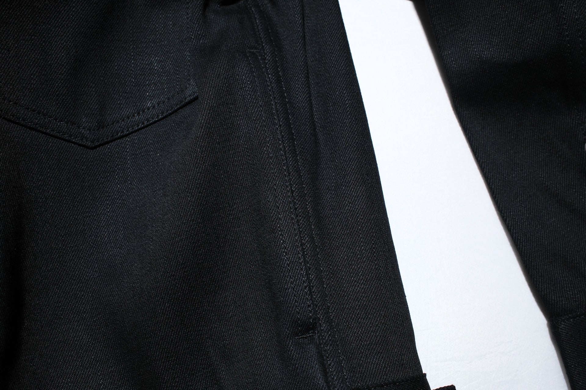 MOMOTARO JEANS 14.7oz "Solid Black" Modified Type 2 Denim Jacket