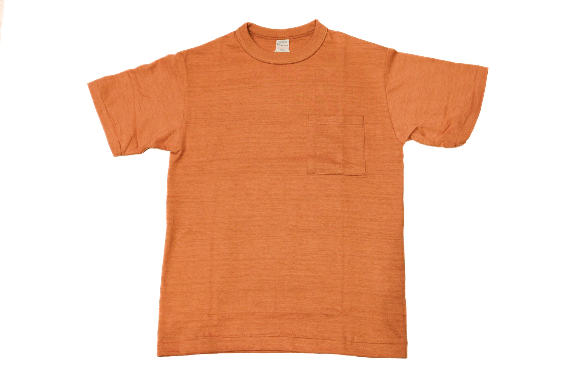 Warehouse 5.5oz "Bamboo Textured" Pocket Tee (Dark Salmon)