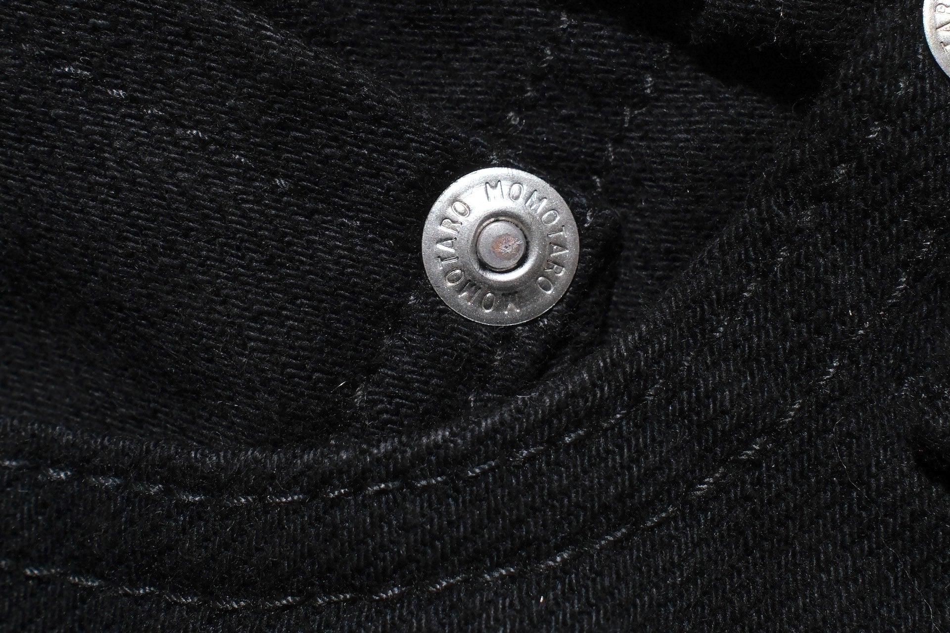 MOMOTARO JEANS 15oz “Kyoto Montskuki” Ultimate-Black Denim (Classic Straight fit)