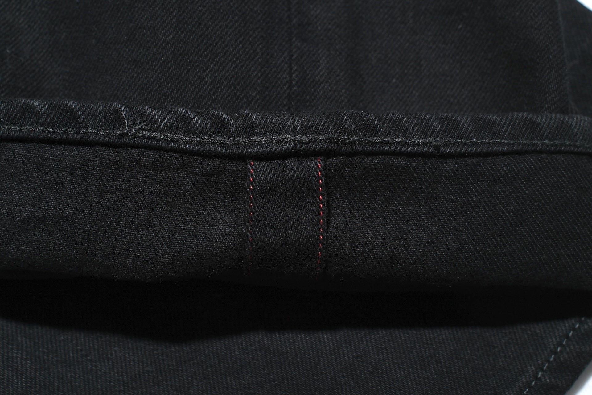 MOMOTARO JEANS 15oz “Kyoto Montskuki” Ultimate-Black Denim (Classic Straight fit)