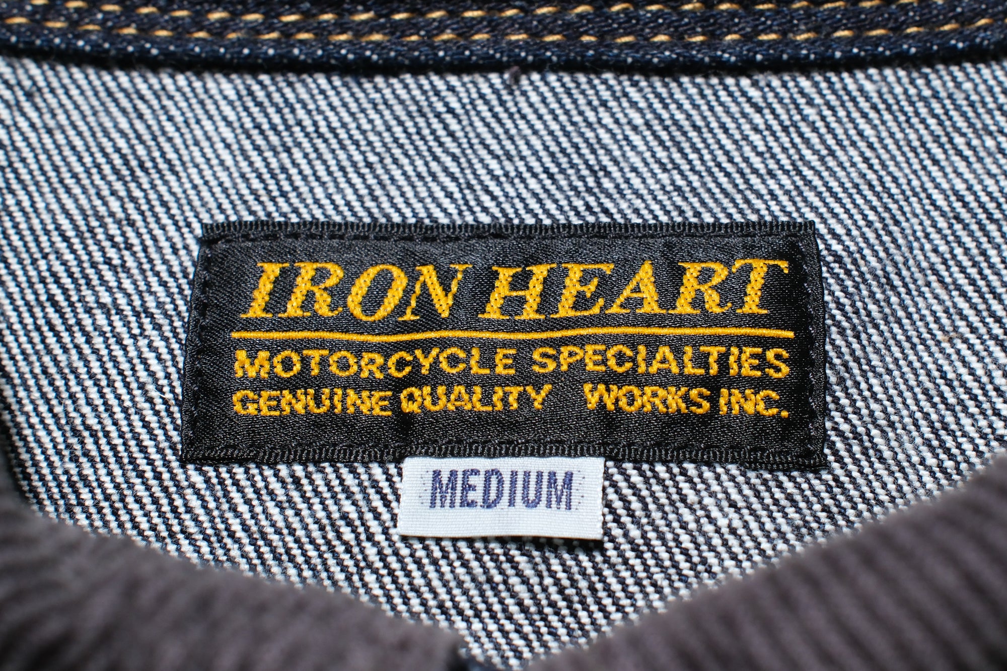 Iron Heart 16oz Indigo Dyed Selvage Denim CPO Jacketed Shirt
