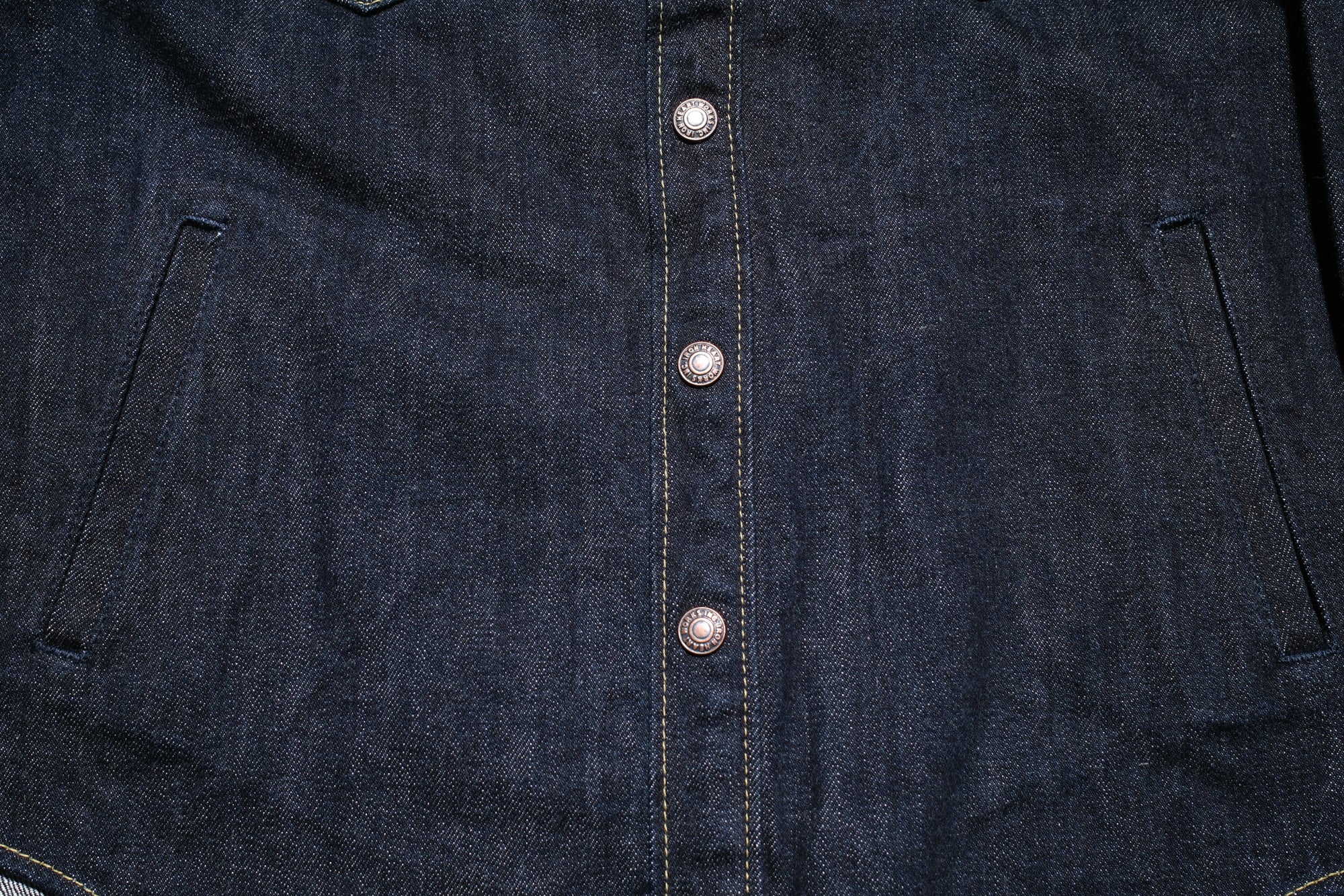 Iron Heart 16oz Indigo Dyed Selvage Denim CPO Jacketed Shirt