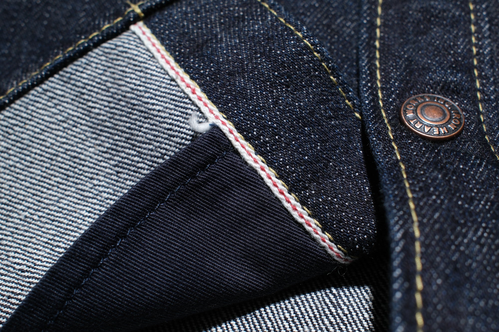 Iron Heart 16oz Indigo Dyed Selvage Denim CPO Jacketed Shirt