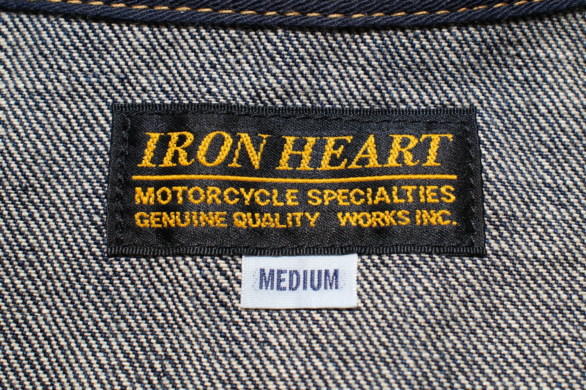 Iron Heart 18oz Indigo Dyed Selvage Denim CPO Jacketed Shirt