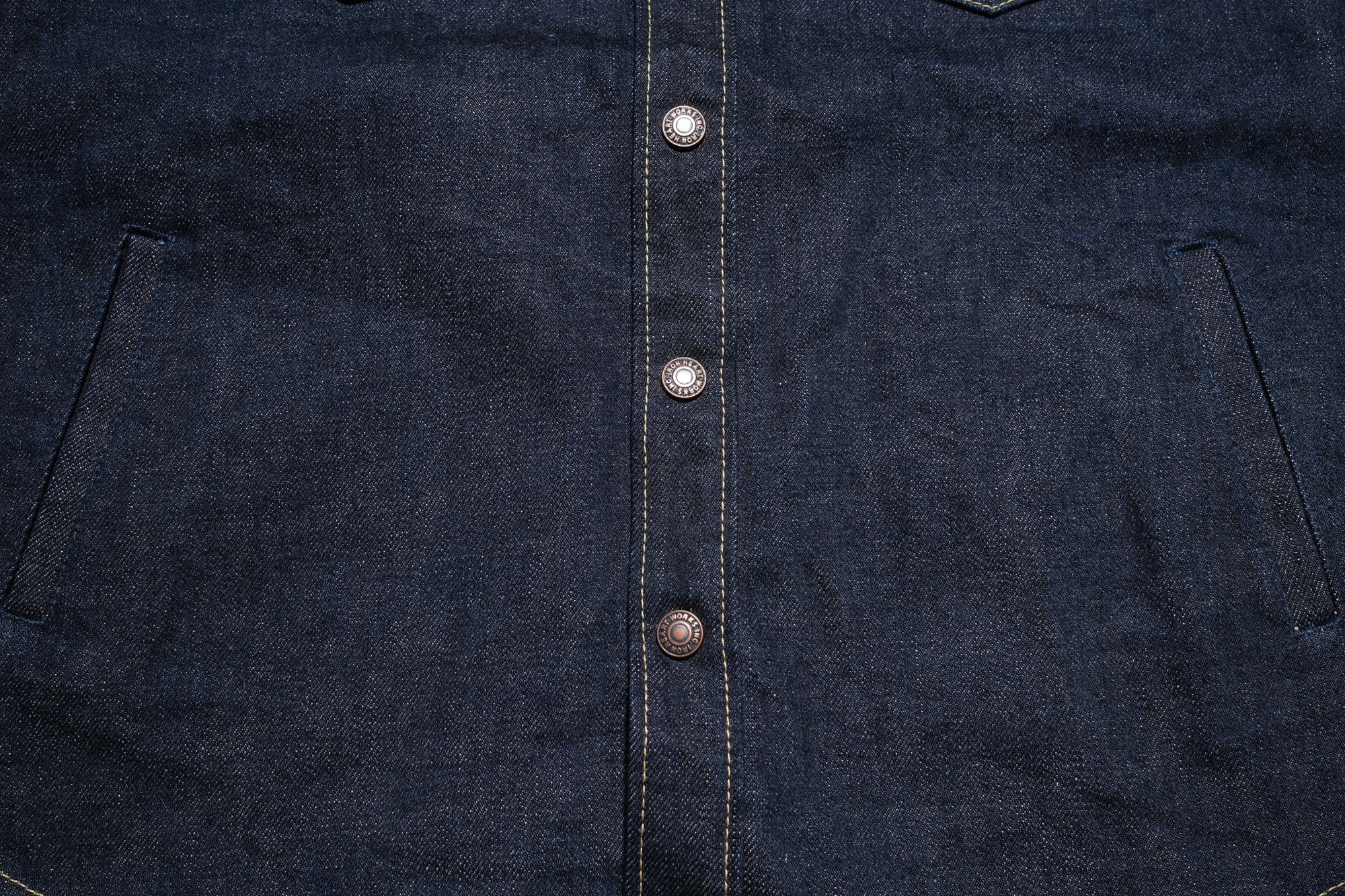 Iron Heart 18oz Indigo Dyed Selvage Denim CPO Jacketed Shirt