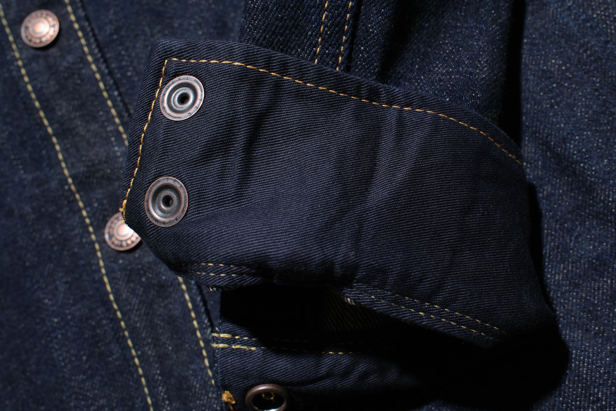 Iron Heart 18oz Indigo Dyed Selvage Denim CPO Jacketed Shirt