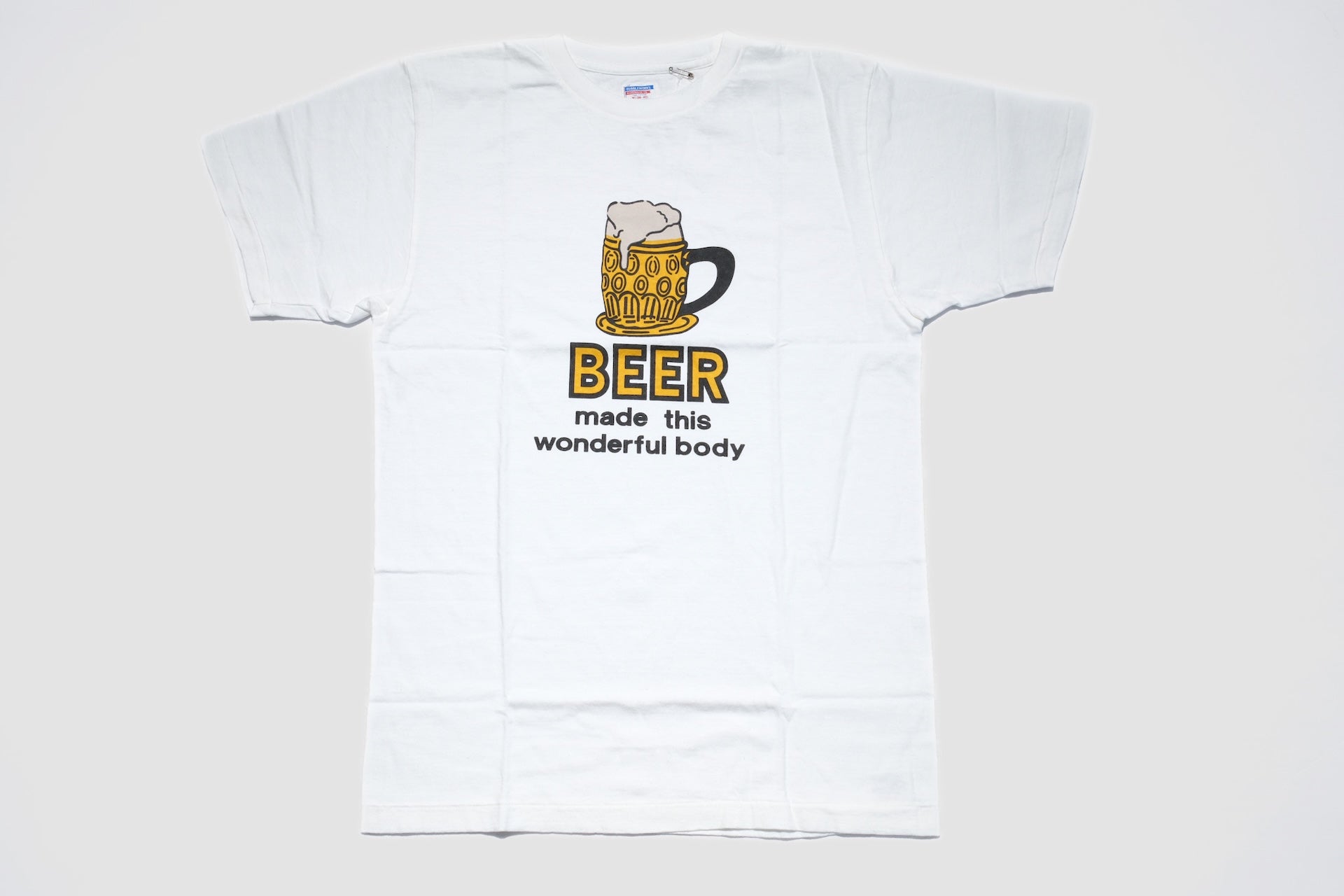 Dubble Works 5.5oz "Beer" Loopwheeled Tee (Off White)