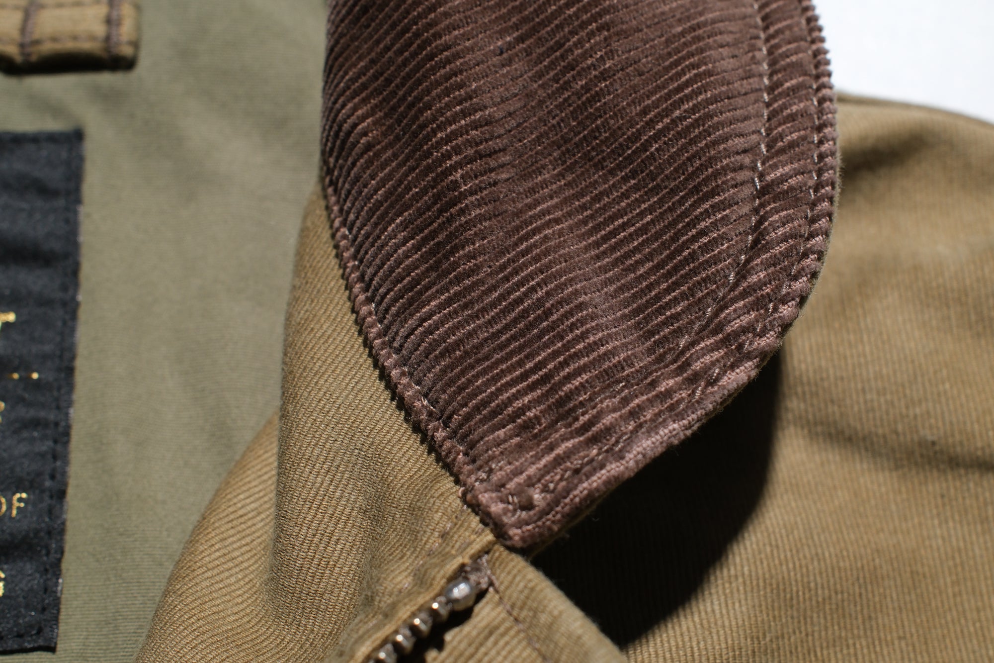 Iron Heart 12oz Whipcord "Multi-Season" N-1 Deck Jacket (Khaki)