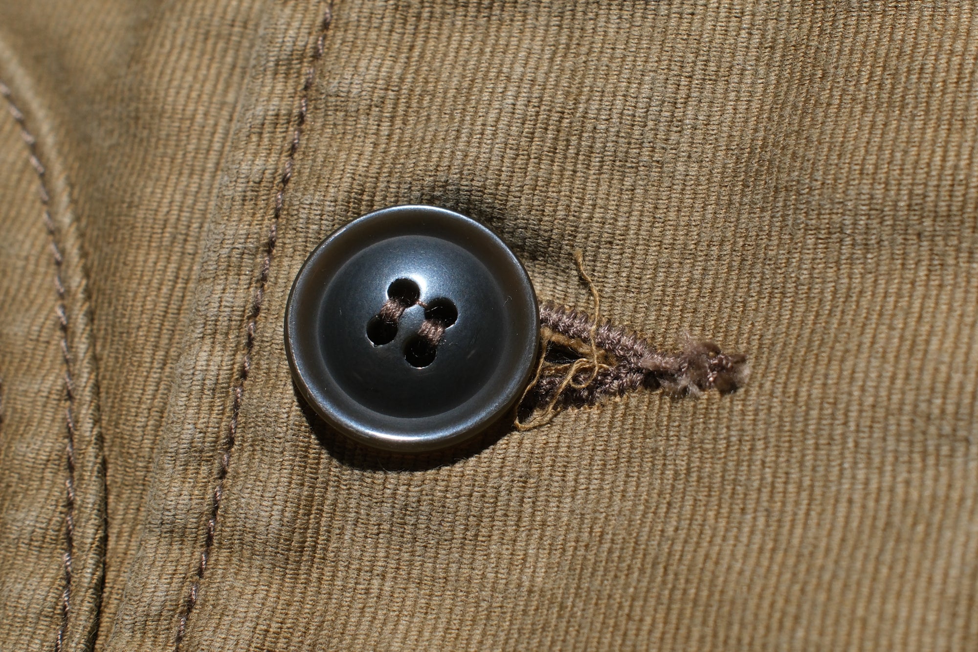 Iron Heart 12oz Whipcord "Multi-Season" N-1 Deck Jacket (Khaki)