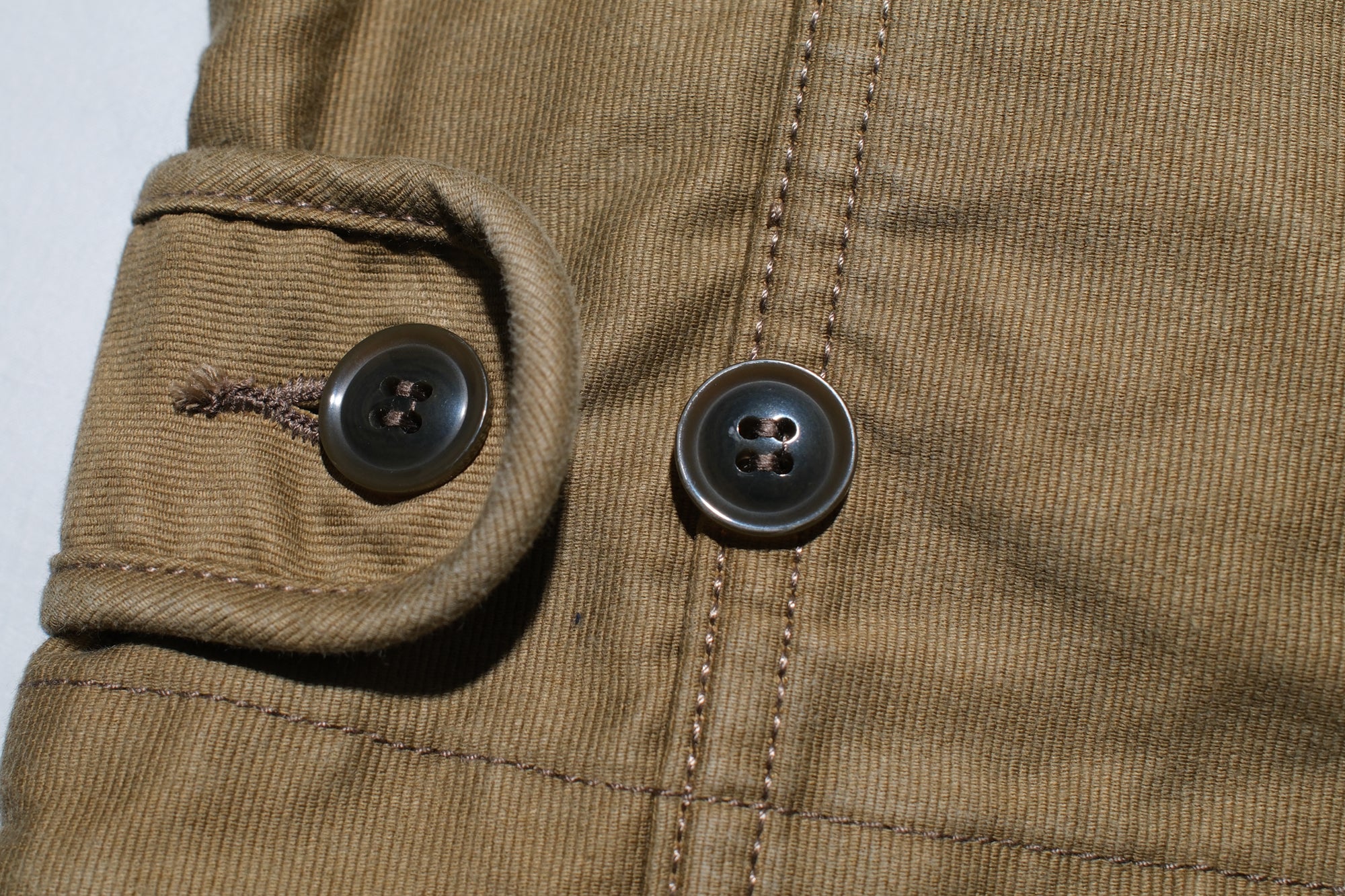 Iron Heart 12oz Whipcord "Multi-Season" N-1 Deck Jacket (Khaki)