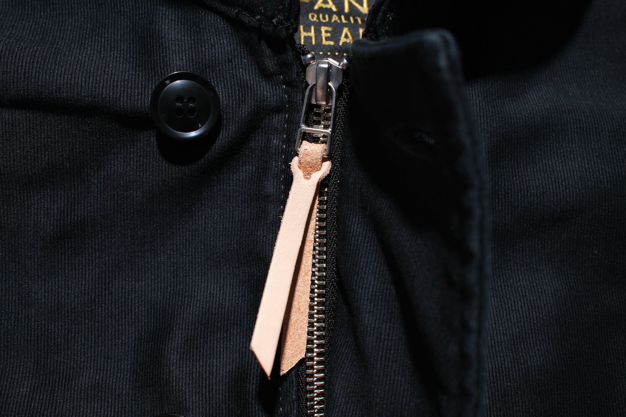 Iron Heart 12oz Whipcord "Multi-Season" N-1 Deck Jacket (Black)