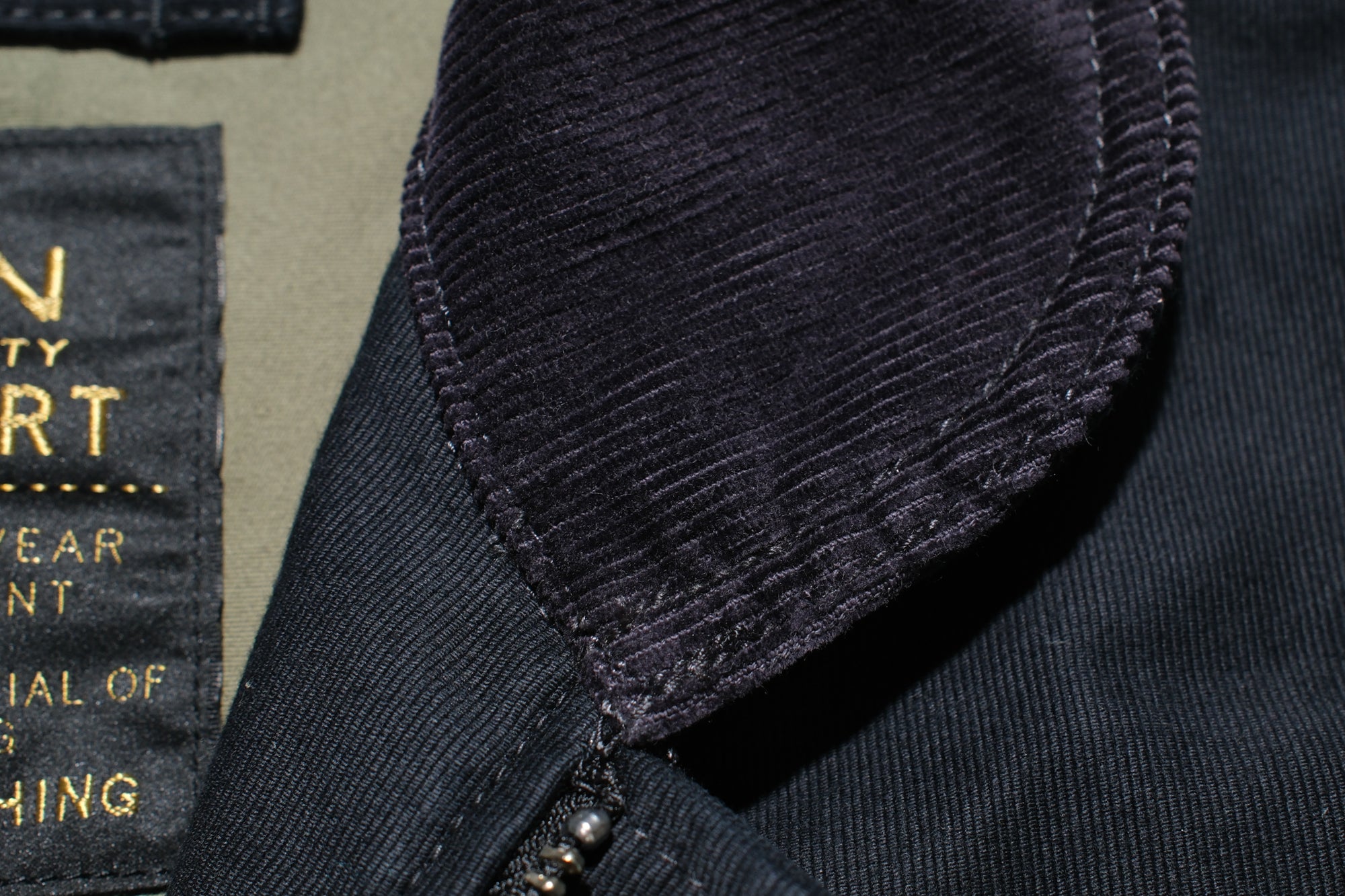 Iron Heart 12oz Whipcord "Multi-Season" N-1 Deck Jacket (Black)