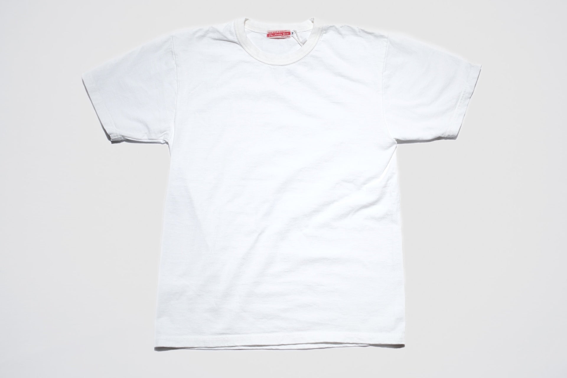 The Strike Gold X CORLECTION 7oz Loopwheeled Tee (White)