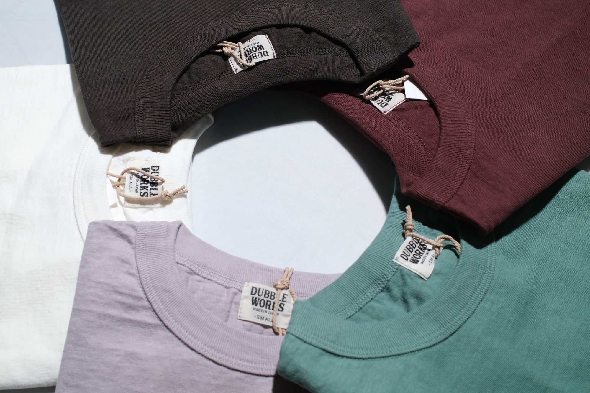 Dubble Works 7.7oz "Fallen Cotton" Loopwheeled Signature Tee (Burgundy)