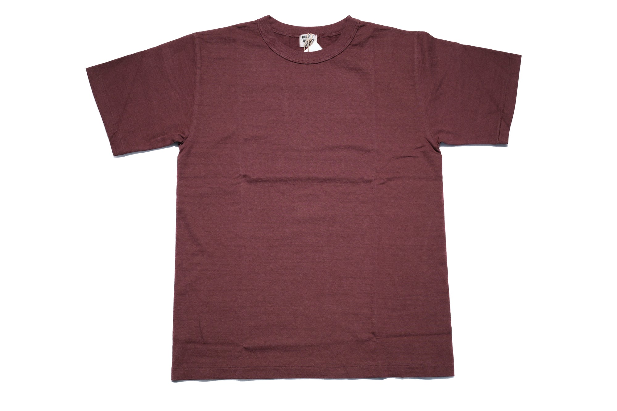 Dubble Works 7.7oz "Fallen Cotton" Loopwheeled Signature Tee (Burgundy)