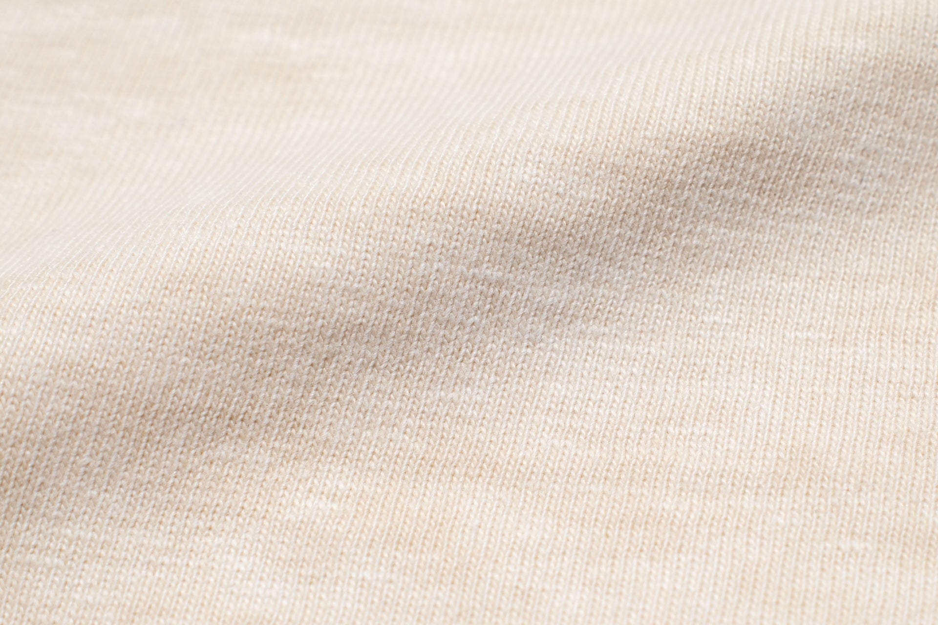 Dubble Works 7.7oz "Fallen Cotton" Loopwheeled Pigment-Dyed Tee (Cream)