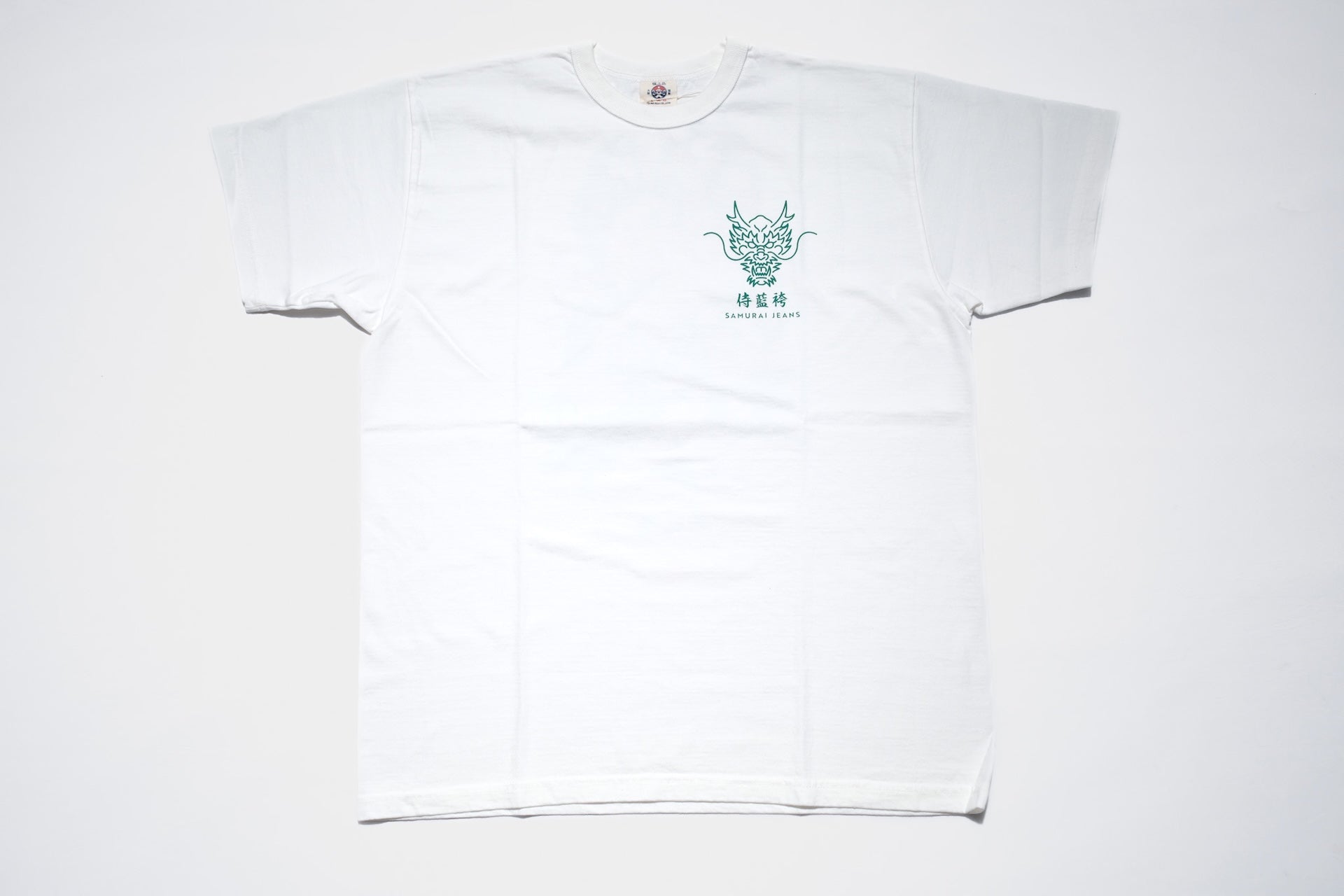 Samurai 8.5oz "Dragon Slayer Ryuou-Taro" Loopwheeled Tee (White)