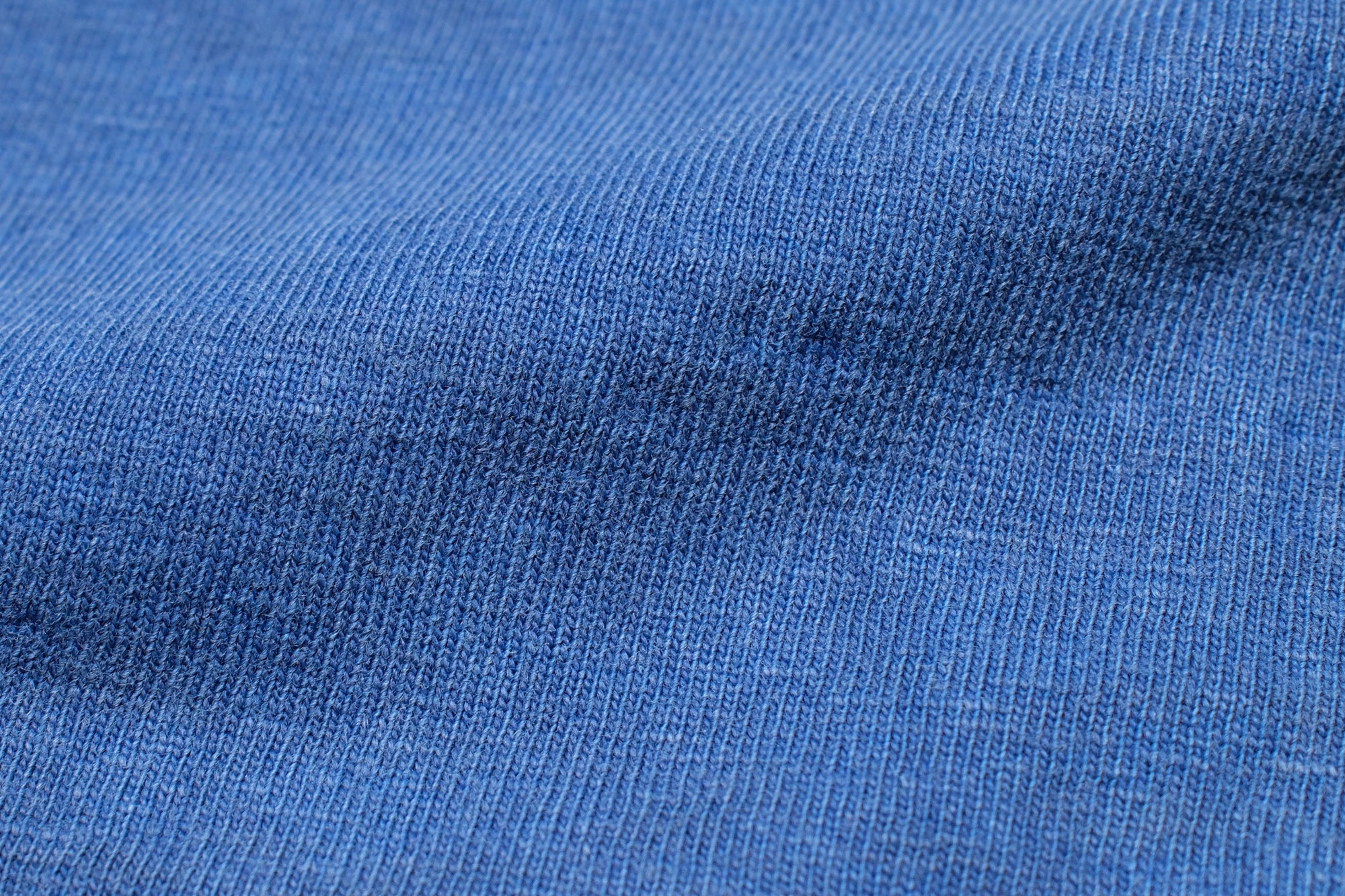 Dubble Works 7.7oz "Fallen Cotton" Loopwheeled Pigment-Dyed Tee (Light Indigo)