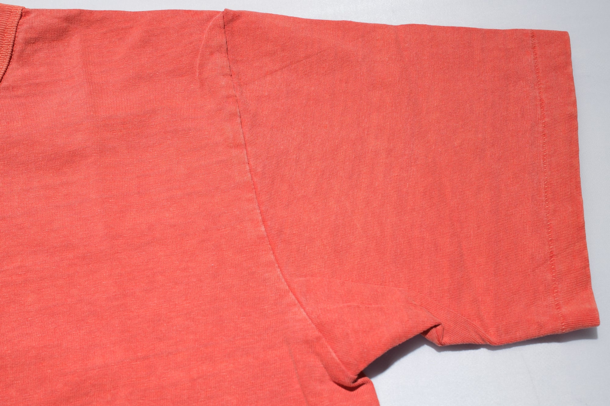 Dubble Works 7.7oz "Fallen Cotton" Loopwheeled Pigment-Dyed Tee (Orange)