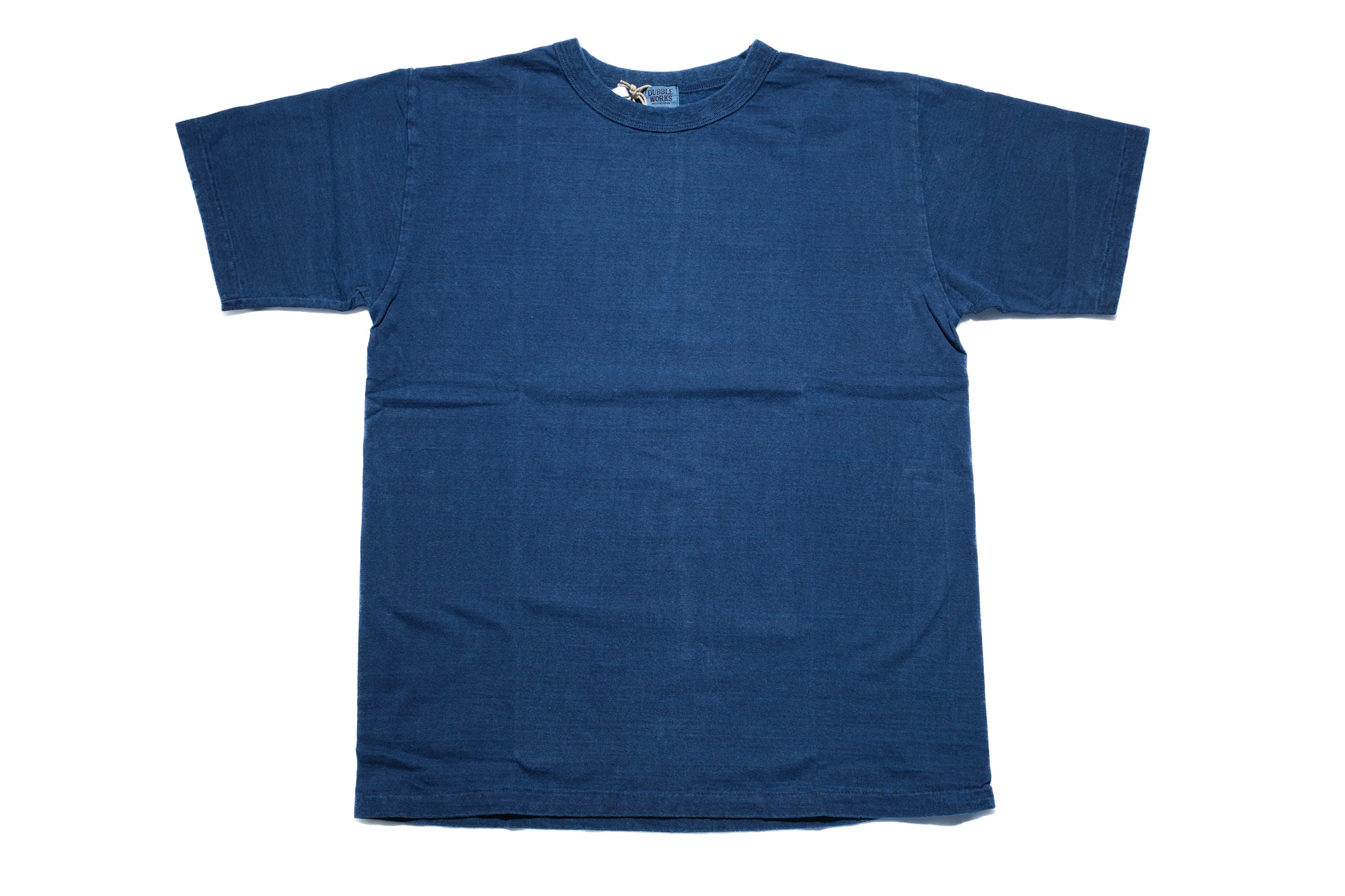 Dubble Works 7.7oz "Fallen Cotton" Loopwheeled Tee (Natural Indigo)