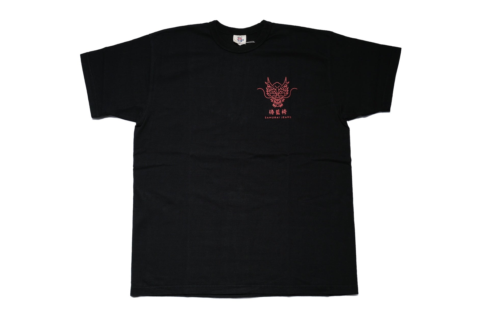 Samurai 8.5oz "Dragon Slayer Ryuou-Taro" Loopwheeled Tee (Black)