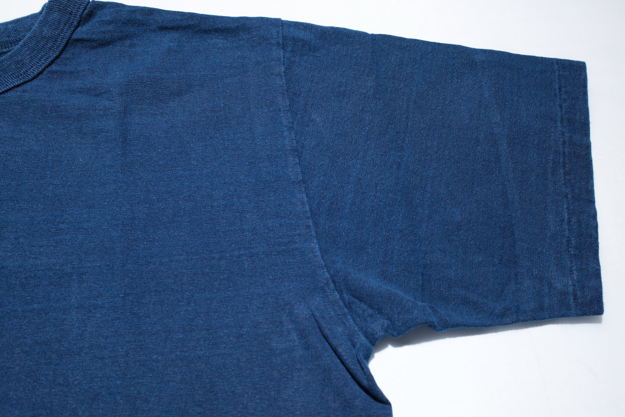 Dubble Works 7.7oz "Fallen Cotton" Loopwheeled Tee (Natural Indigo)