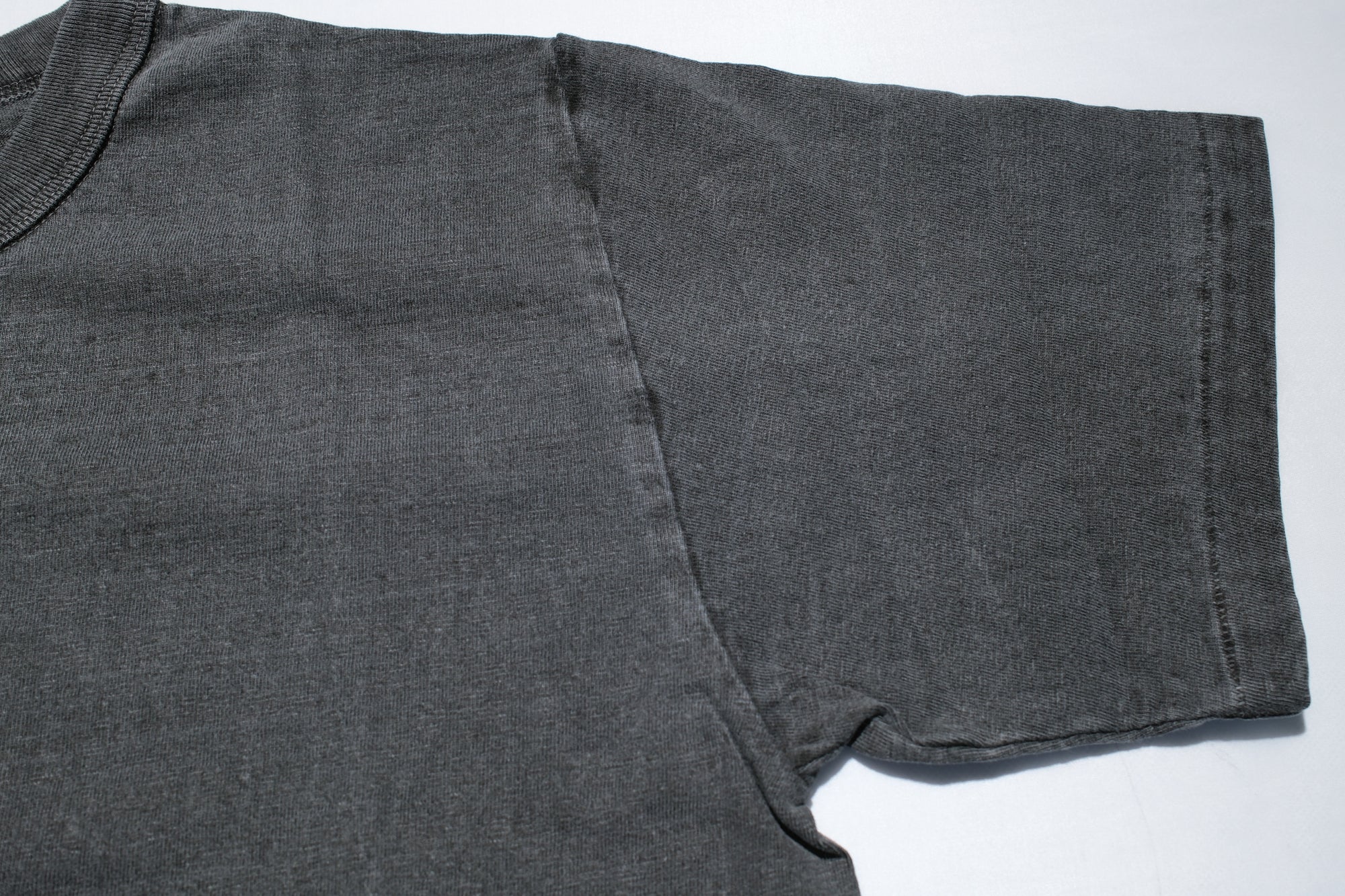 Dubble Works 7.7oz "Fallen Cotton" Loopwheeled Pigment-Dyed Tee (Black)