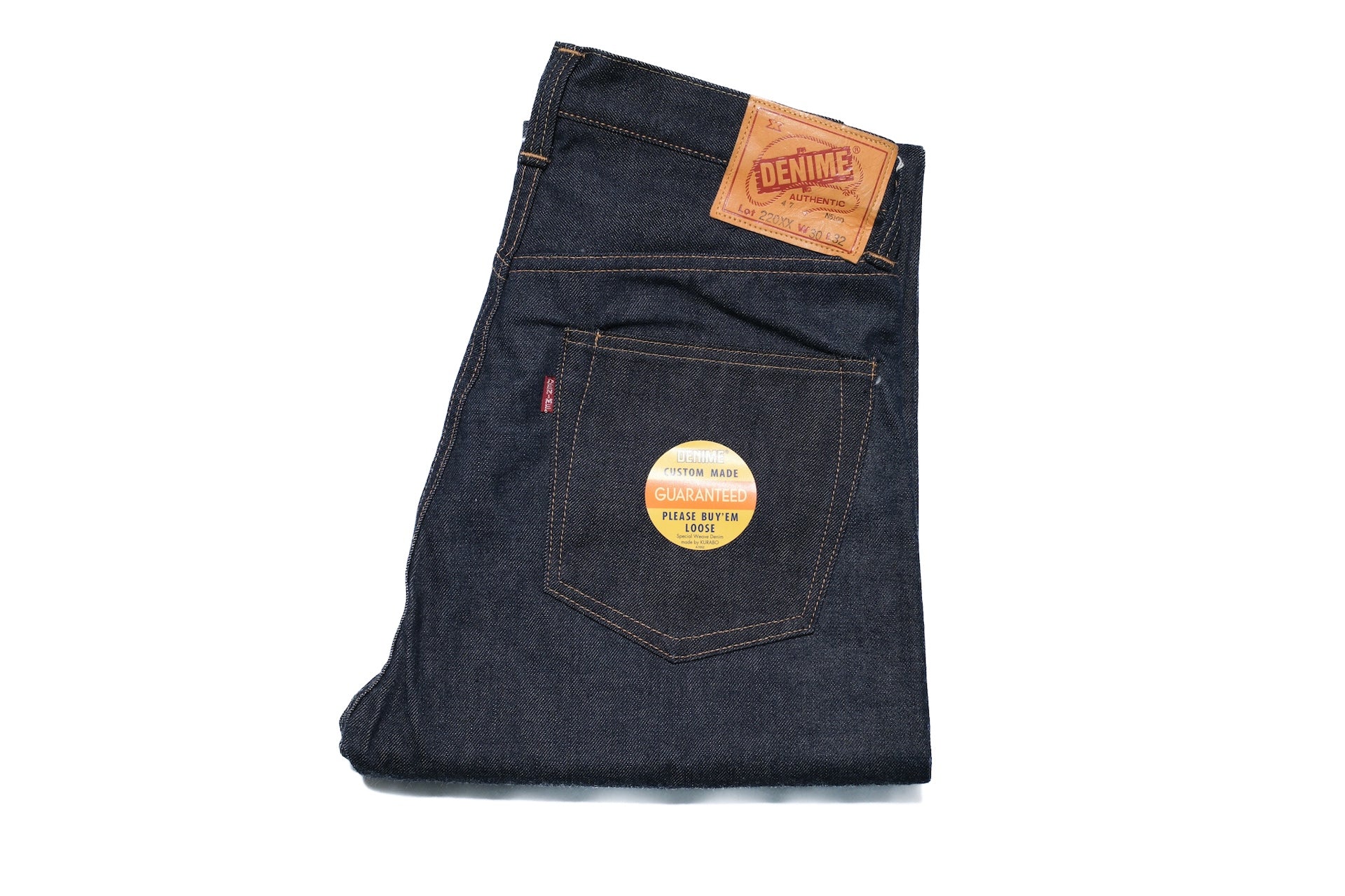 Denime X Warehouse Co. 14.5oz Indigo Dyed 220XX-47 Denim (Regular Straight fit)