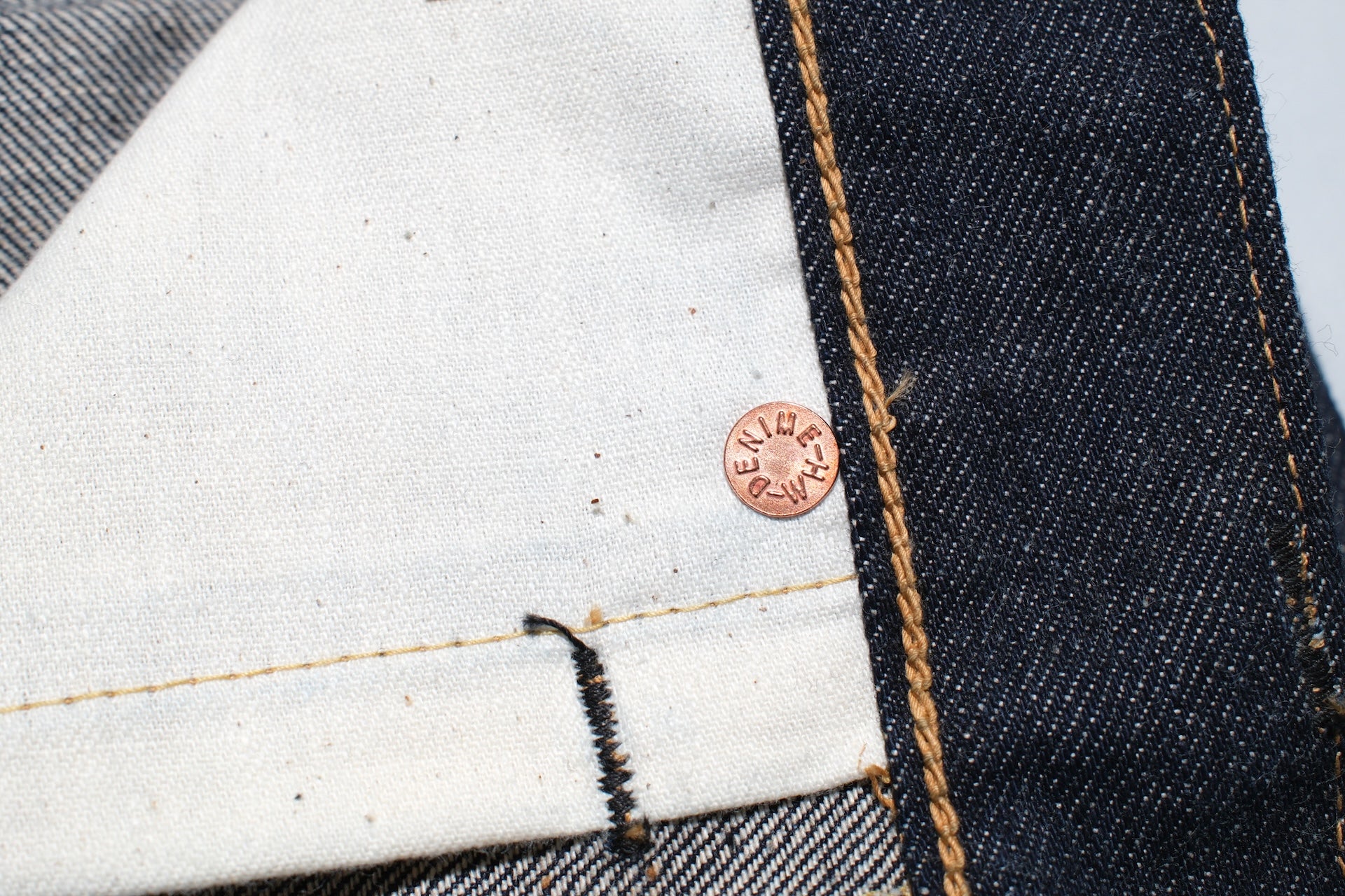 Denime X Warehouse Co. 14.5oz Indigo Dyed 220XX-47 Denim (Regular Straight fit)