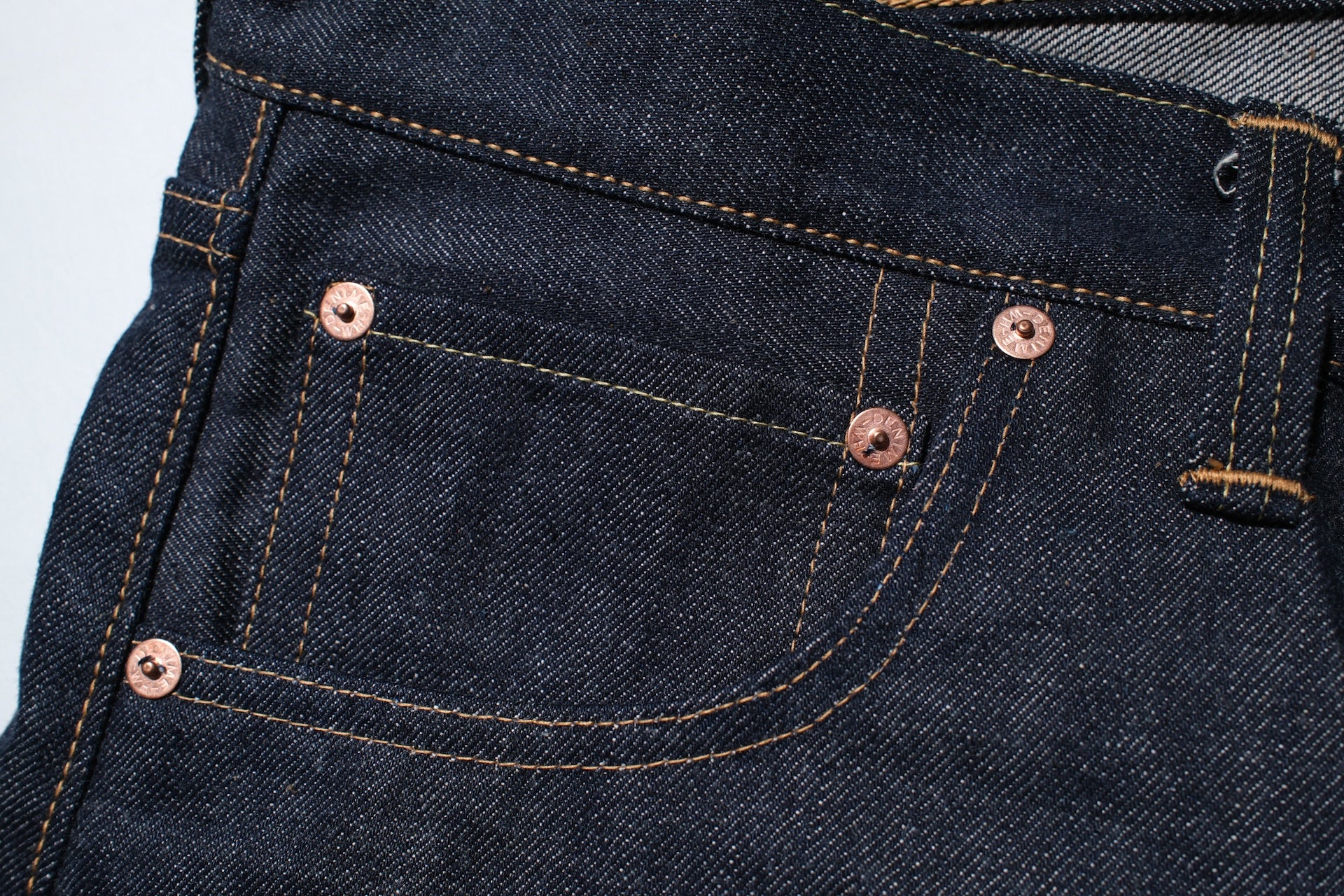 Denime X Warehouse Co. 14.5oz Indigo Dyed 220XX-47 Denim (Regular Straight fit)