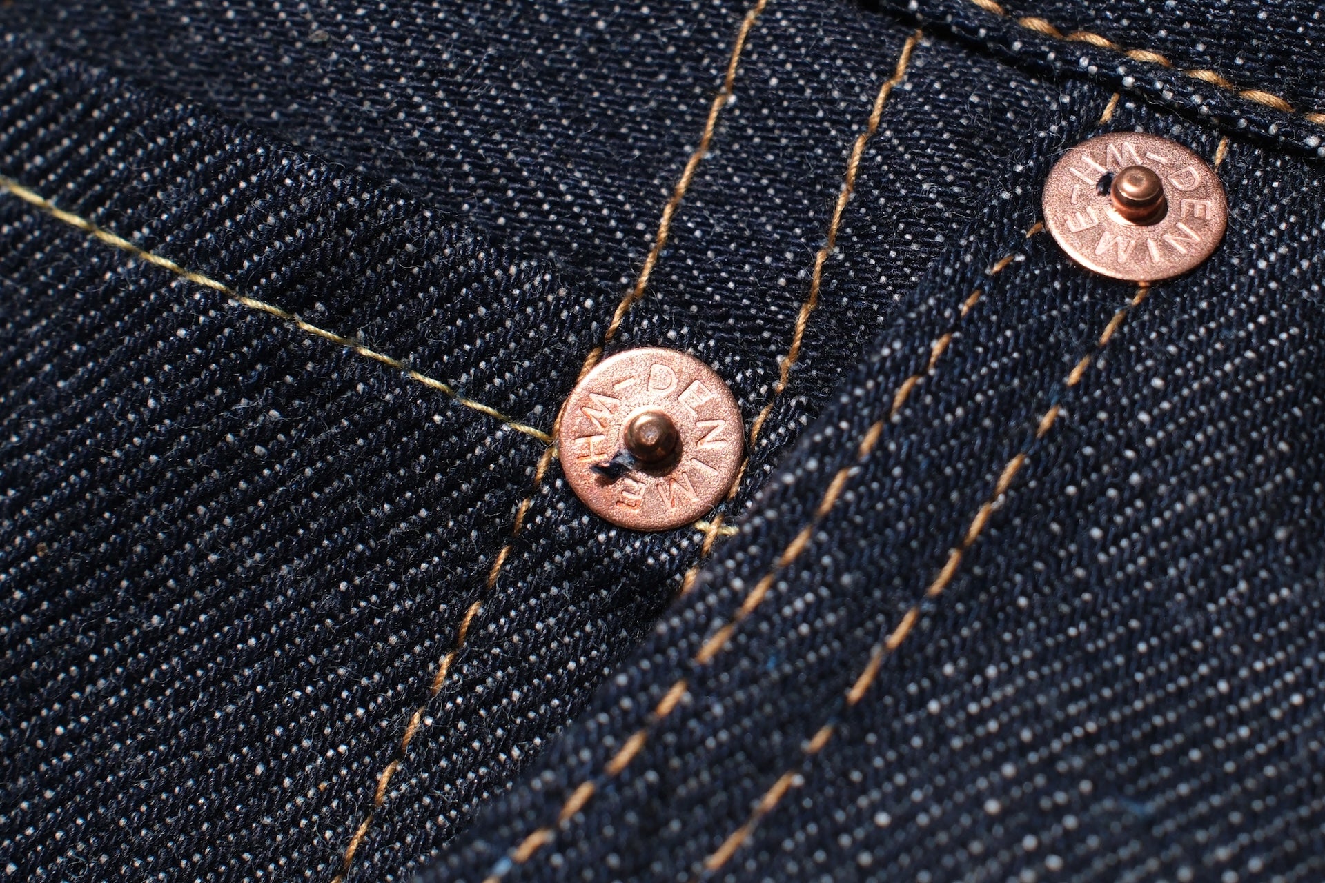 Denime X Warehouse Co. 14.5oz Indigo Dyed 220XX-47 Denim (Regular Straight fit)