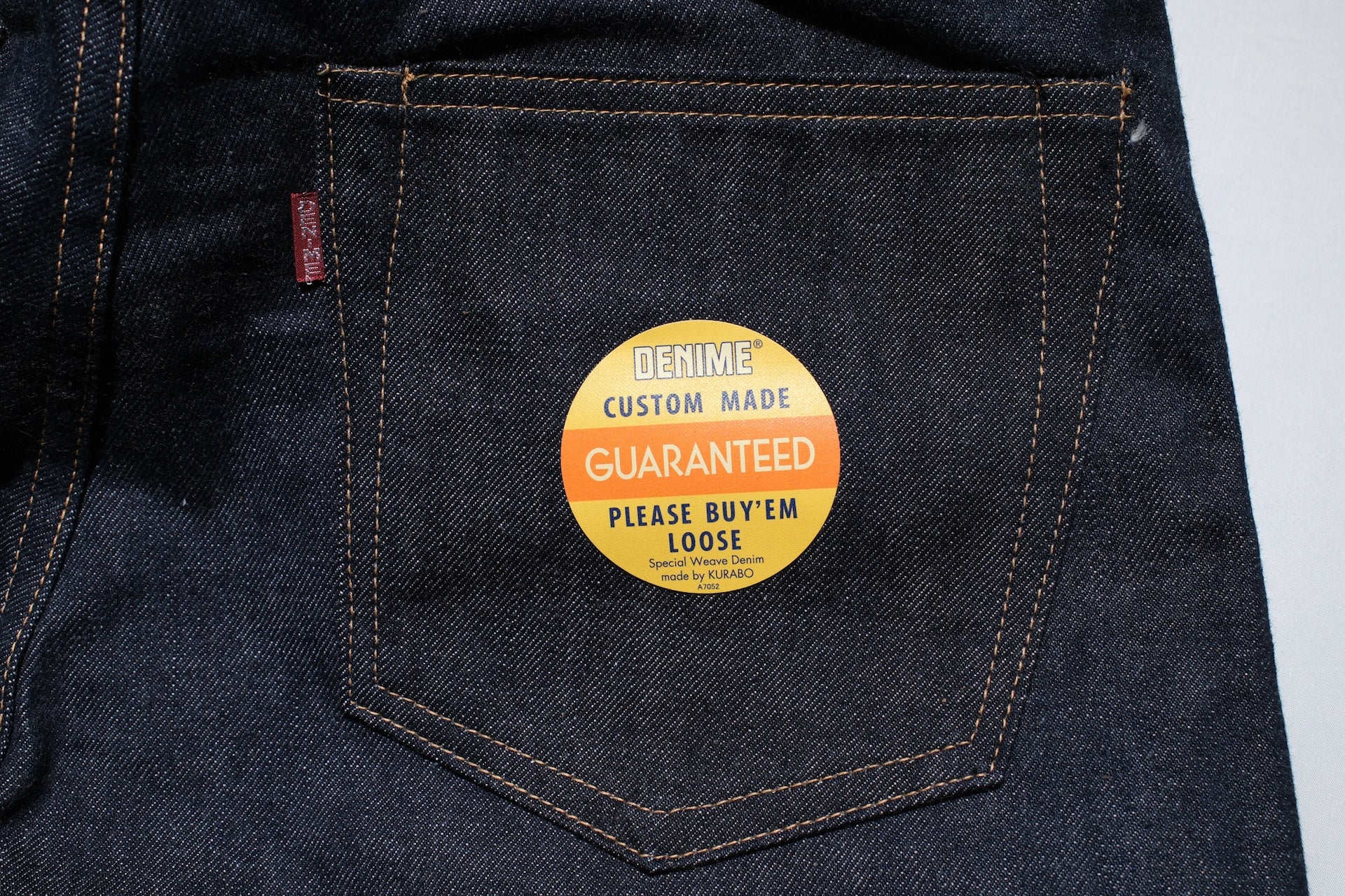 Denime X Warehouse Co. 14.5oz Indigo Dyed 220XX-47 Denim (Regular Straight fit)