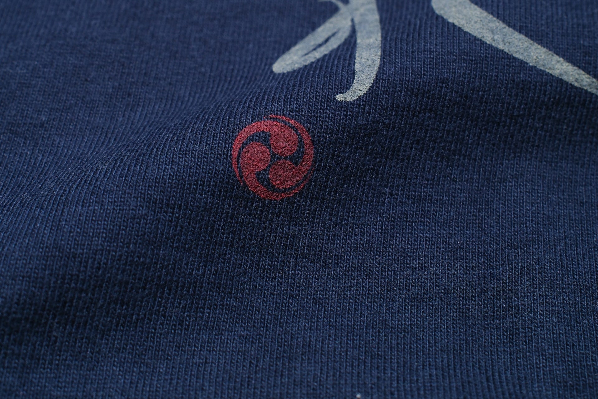 Samurai 8.5oz "Drunk" Loopwheeled Tee (Navy)