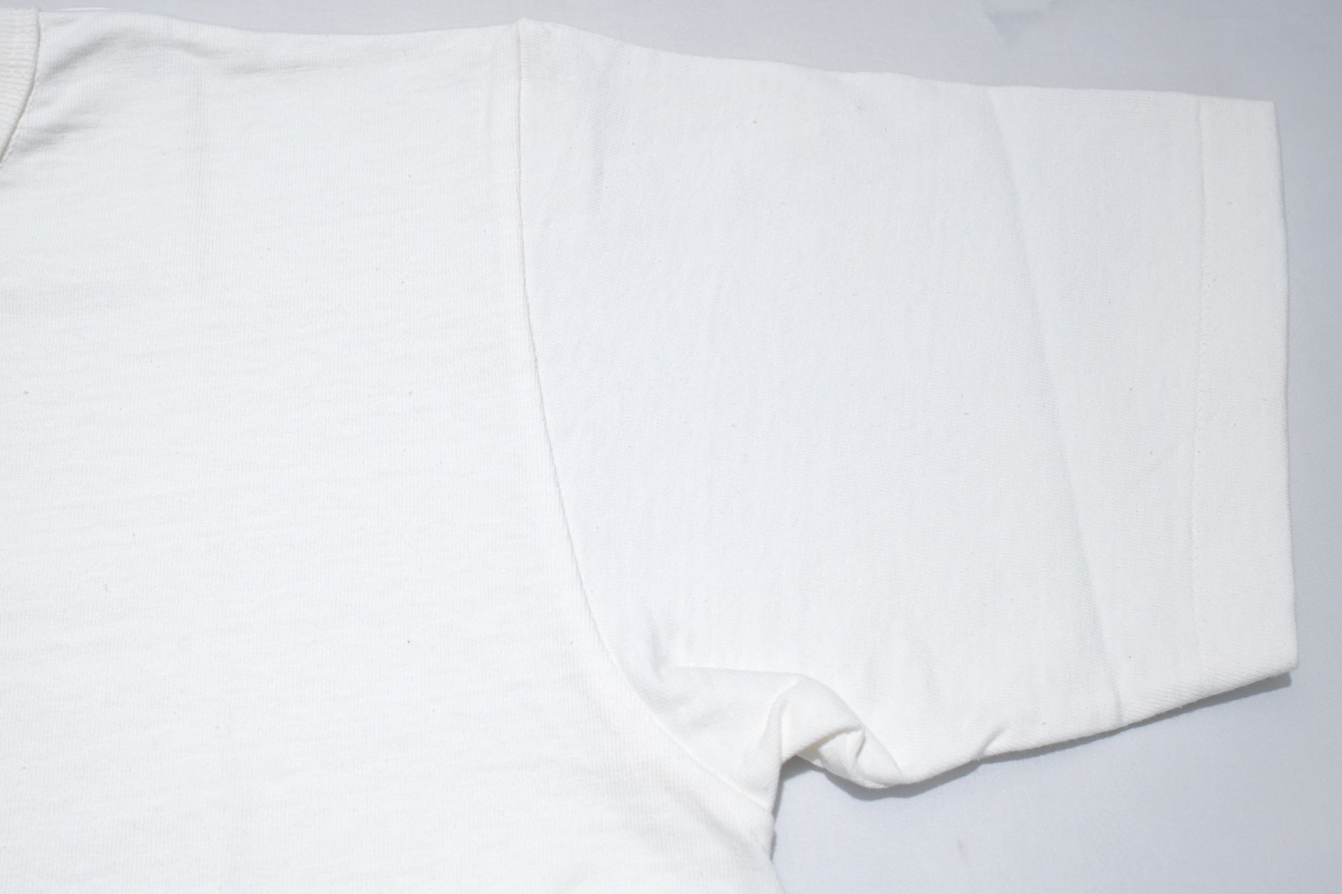 Denime X Warehouse Co. Lot.272 7oz “New Standard” Loopwheeled Plain Tee (White)